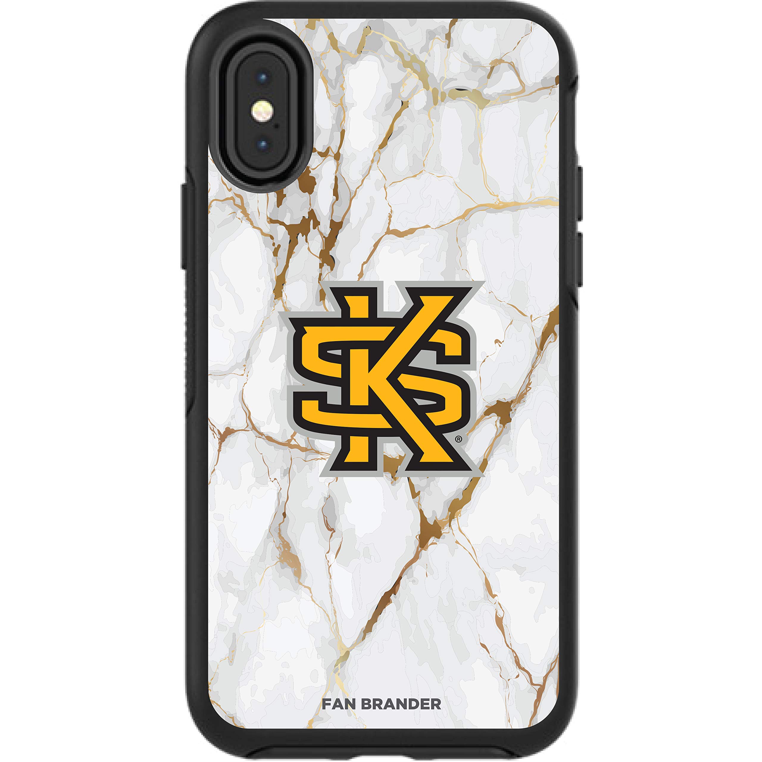 NCAA OtterBox Symmetry iPhone Case - White Marble Design for Apple iPhone | Durable Protection for Daily Use
