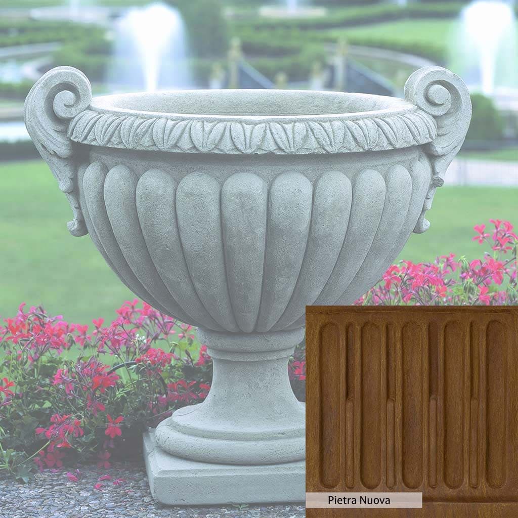 Campania International Longwood Volute Handle Urn - Elegant Garden Planter for Outdoor Decor, Patio, and Landscape Design
