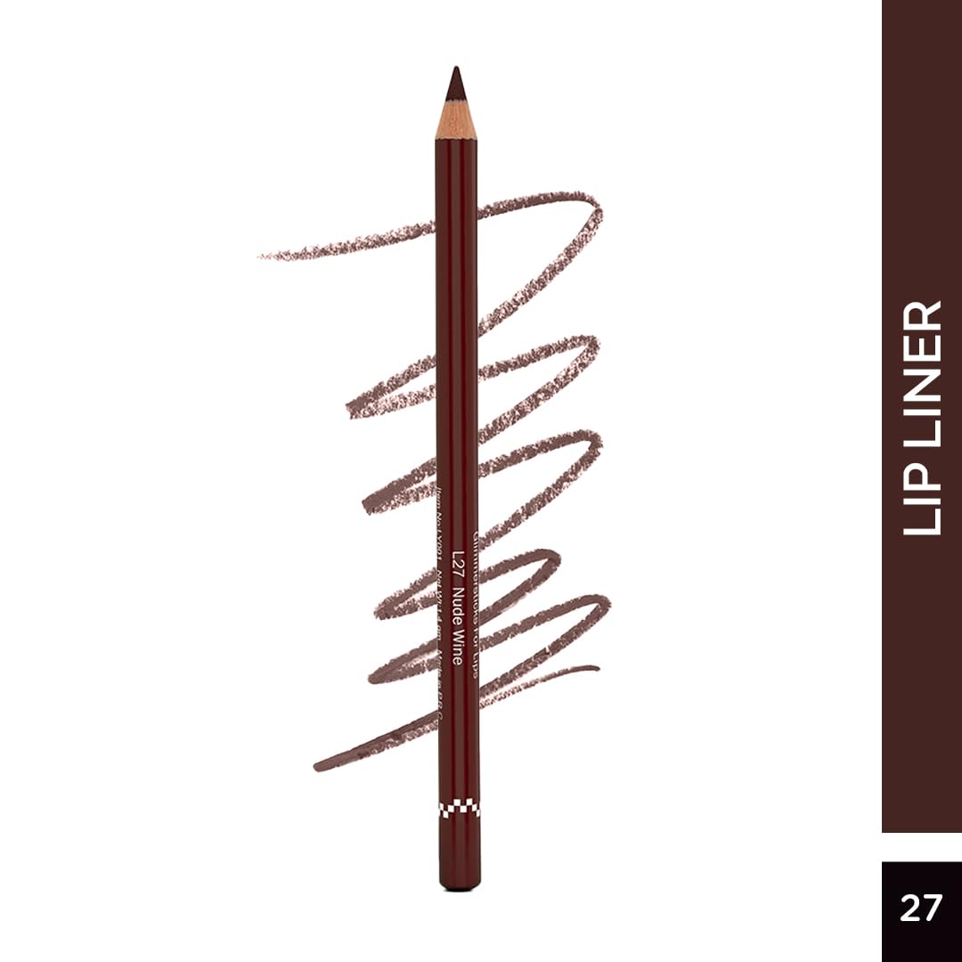 Glam 21 Creamy Lip Liners Set of 6 - Long-Lasting, Waterproof & Smudge-Proof Lip Pencils with Gliding Application | Comfortable Wear for All-Day Use | Multicolor (1.8g x 6) COMBO-03 | Perfect for Makeup Artists, Daily Wear & Special Occasions
