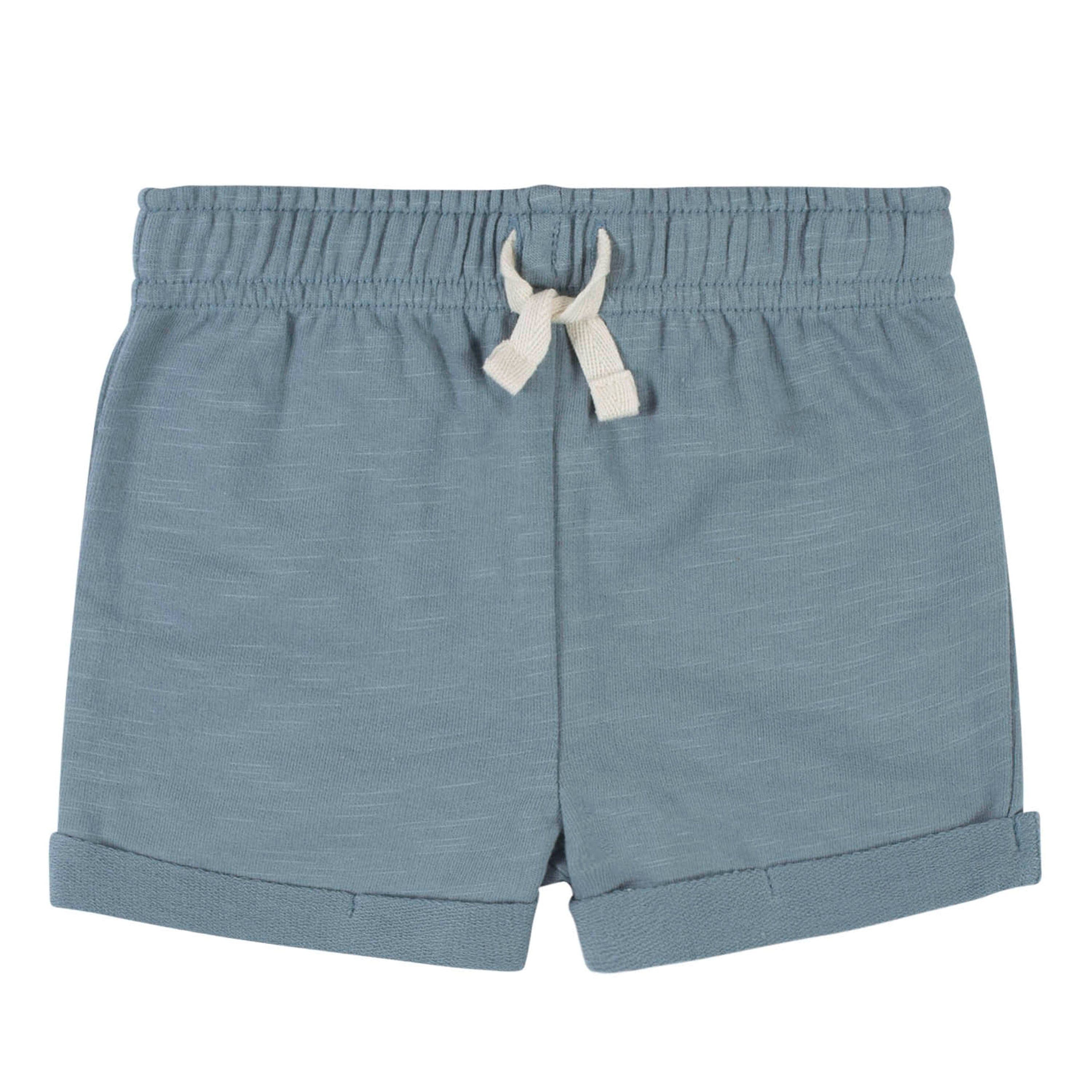 2 Pack Baby Boys Blue Camo Shorts - Comfortable Cotton Summer Shorts for Toddlers 1-3 Years | Playtime, Daycare & Outdoor Adventures