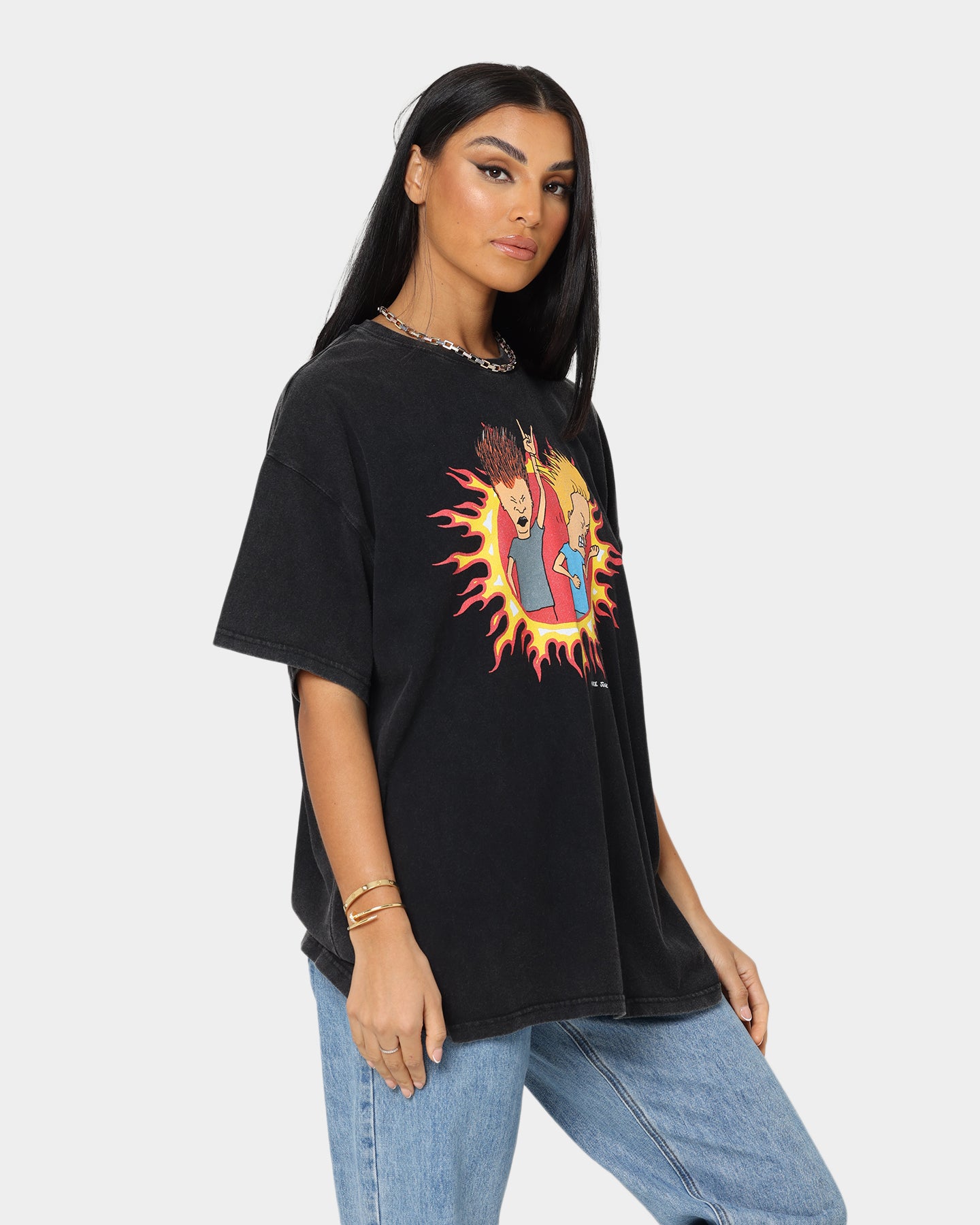 Vintage Beavis & Butthead Rock T-Shirt - Black Retro Graphic Tee for Men & Women | Perfect for Concerts, Parties & Casual Wear