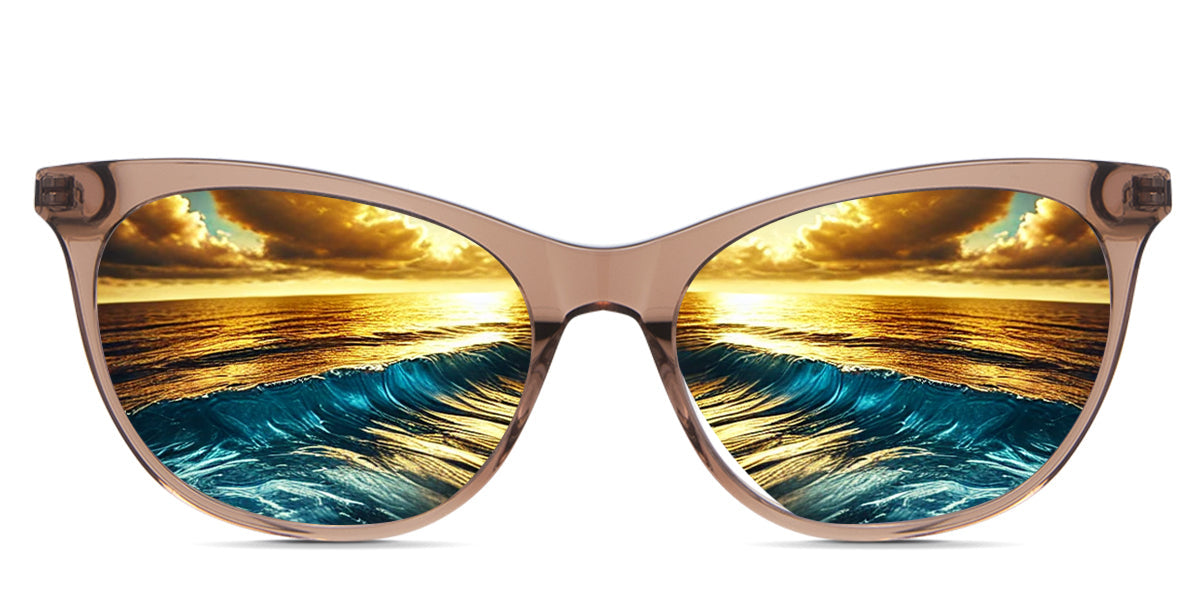 Gaia Women's Prescription Polarized Sunglasses - UV Protection, Anti-Glare for Driving, Outdoor & Fashion Use