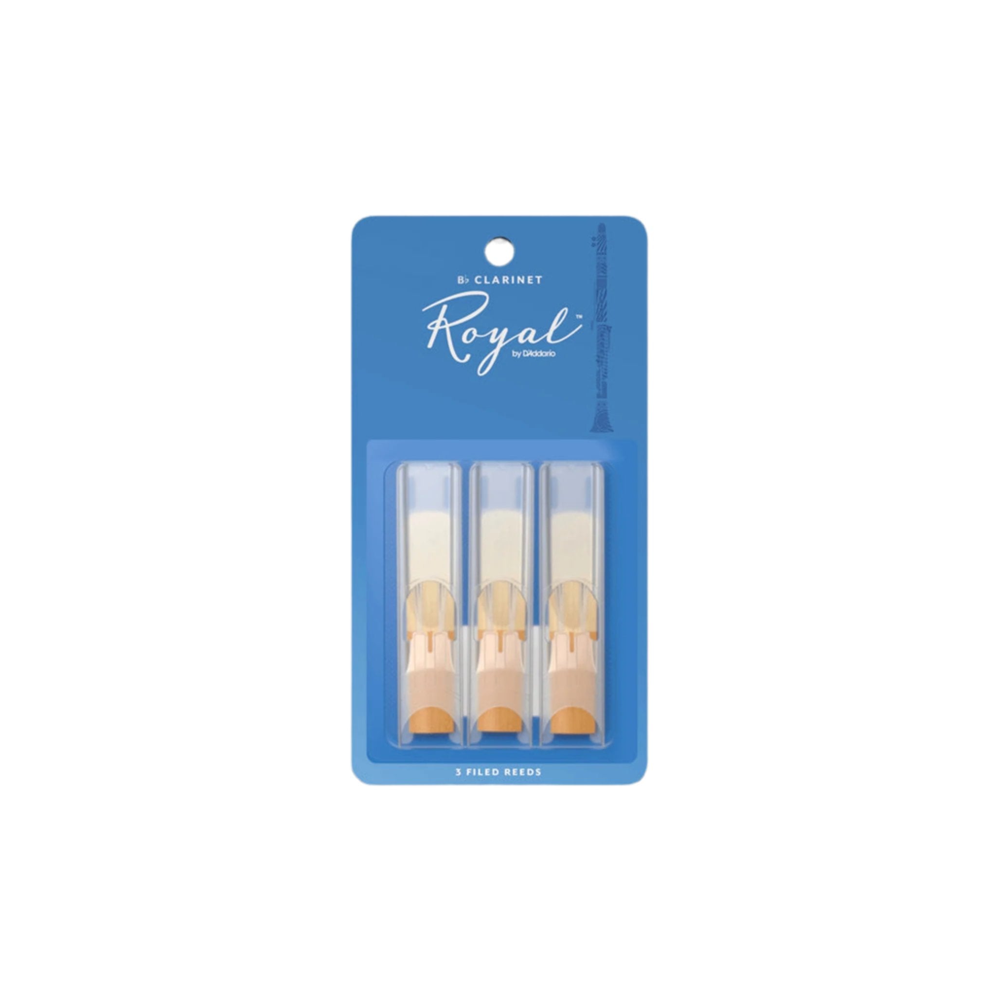 D'Addario Royal Reeds Alto Saxophone Reeds - Strength 1.5 - 3 Pack - Premium Woodwind Accessories for Jazz, Classical & Band Performances