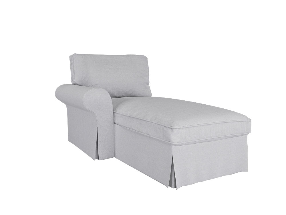 Ektorp Chaise Lounge Cover Left Arm - Soft Durable Sofa Slipcover for Sectional Couch - Perfect for Living Room, Bedroom, or Home Theater Decor