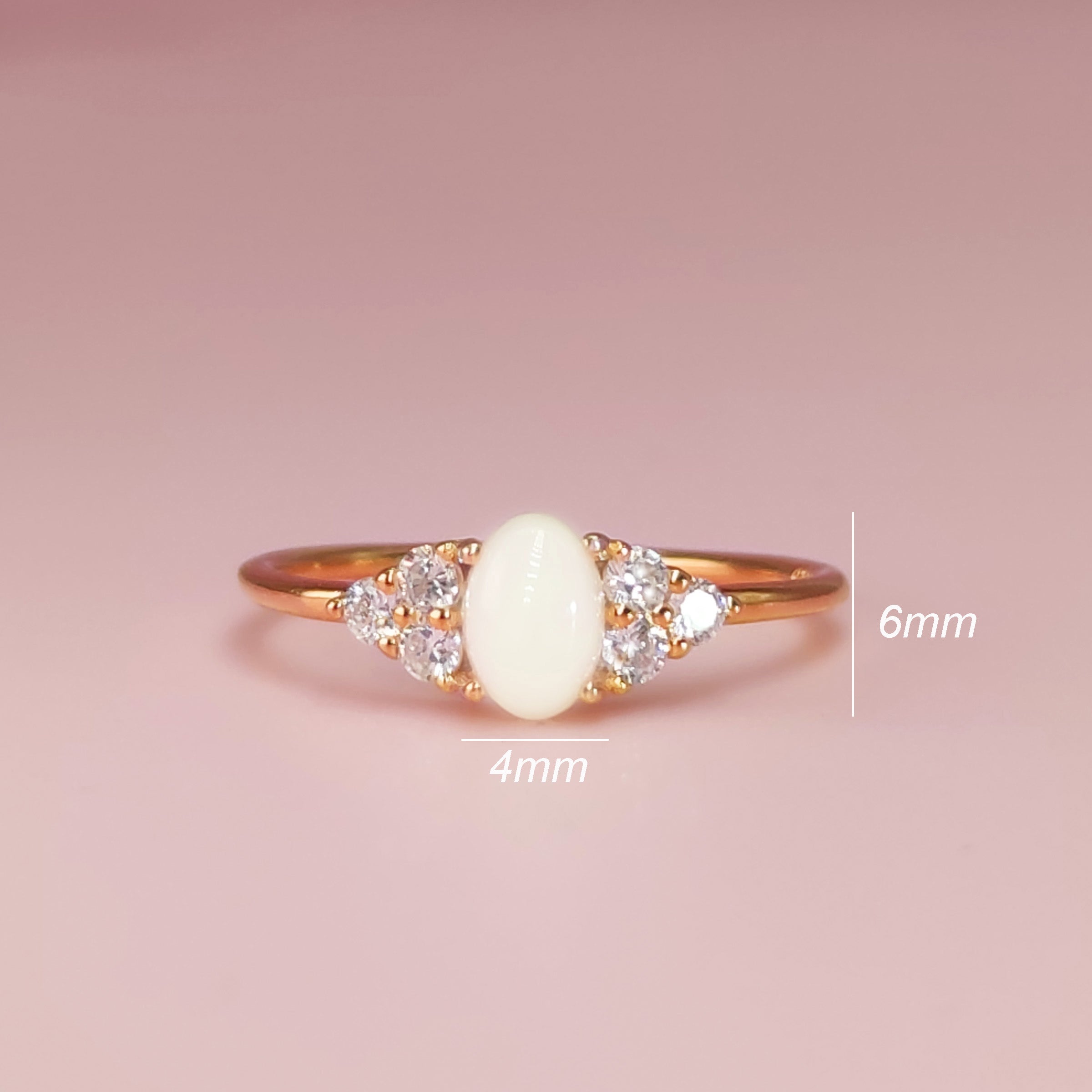 CherishedEssence: 14K Gold Oval Breastmilk Keepsake Ring - Perfect for Nursing Mothers & Memorial Jewelry Gifts