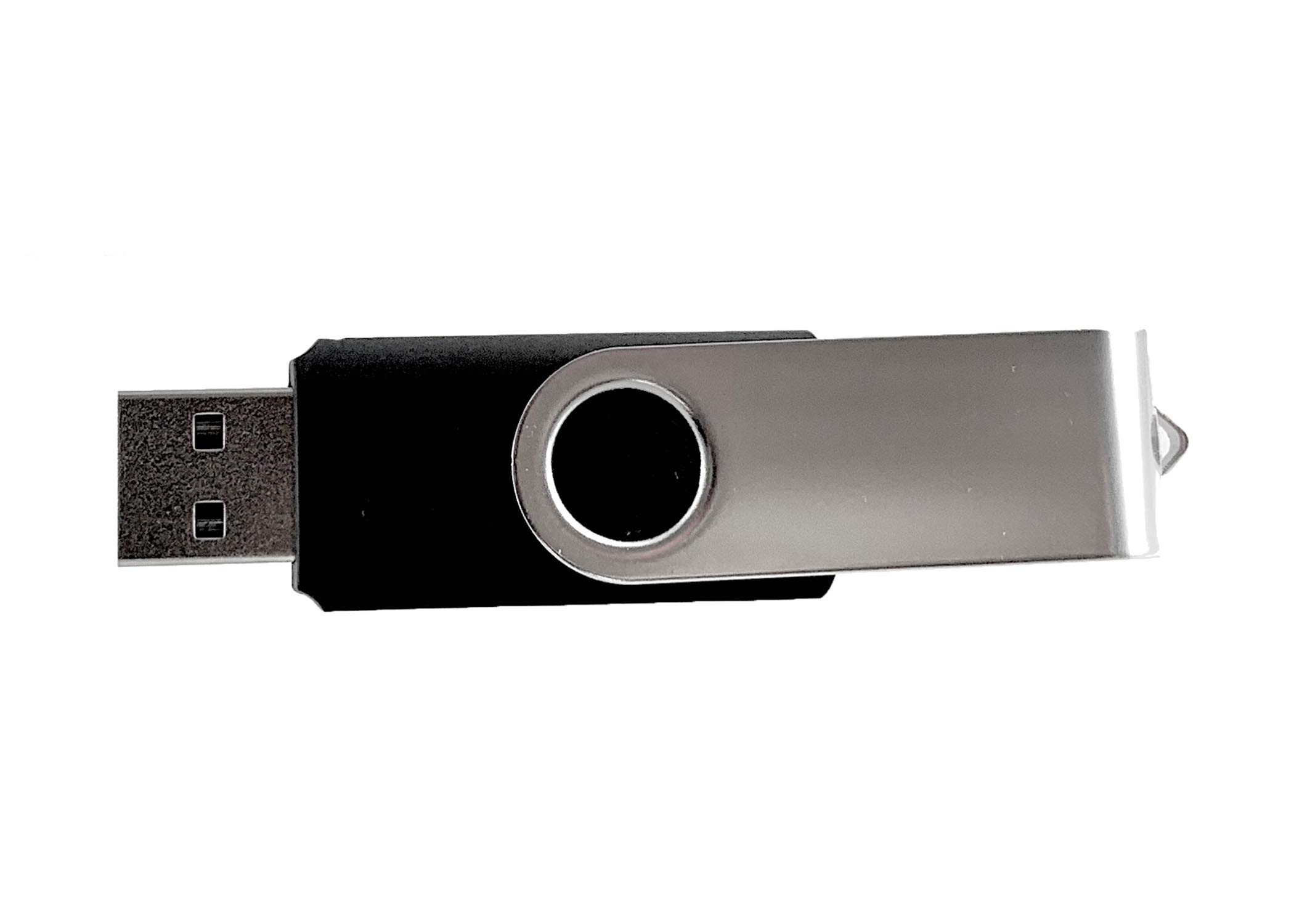 64GB USB 3.0 Flash Drives Bulk Pack (5-Pack Black) with 5 Lanyards & 6 Sticker Labels - High Speed Thumb Drives for Data Storage, School, Office, Business & Tech Accessories