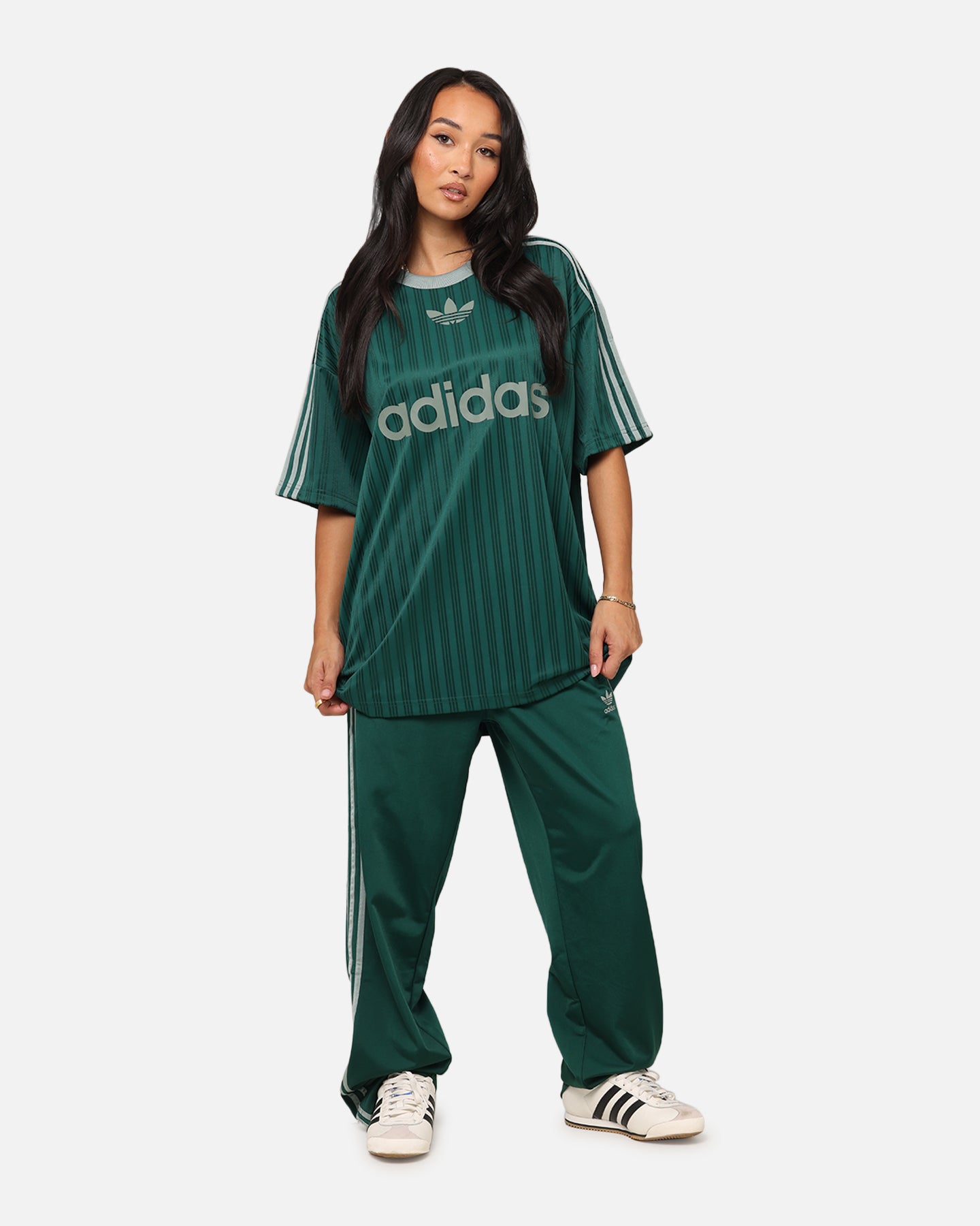 Adidas Adicolor T-Shirt for Men - Classic Green Cotton Tee for Casual Wear, Sports & Street Style