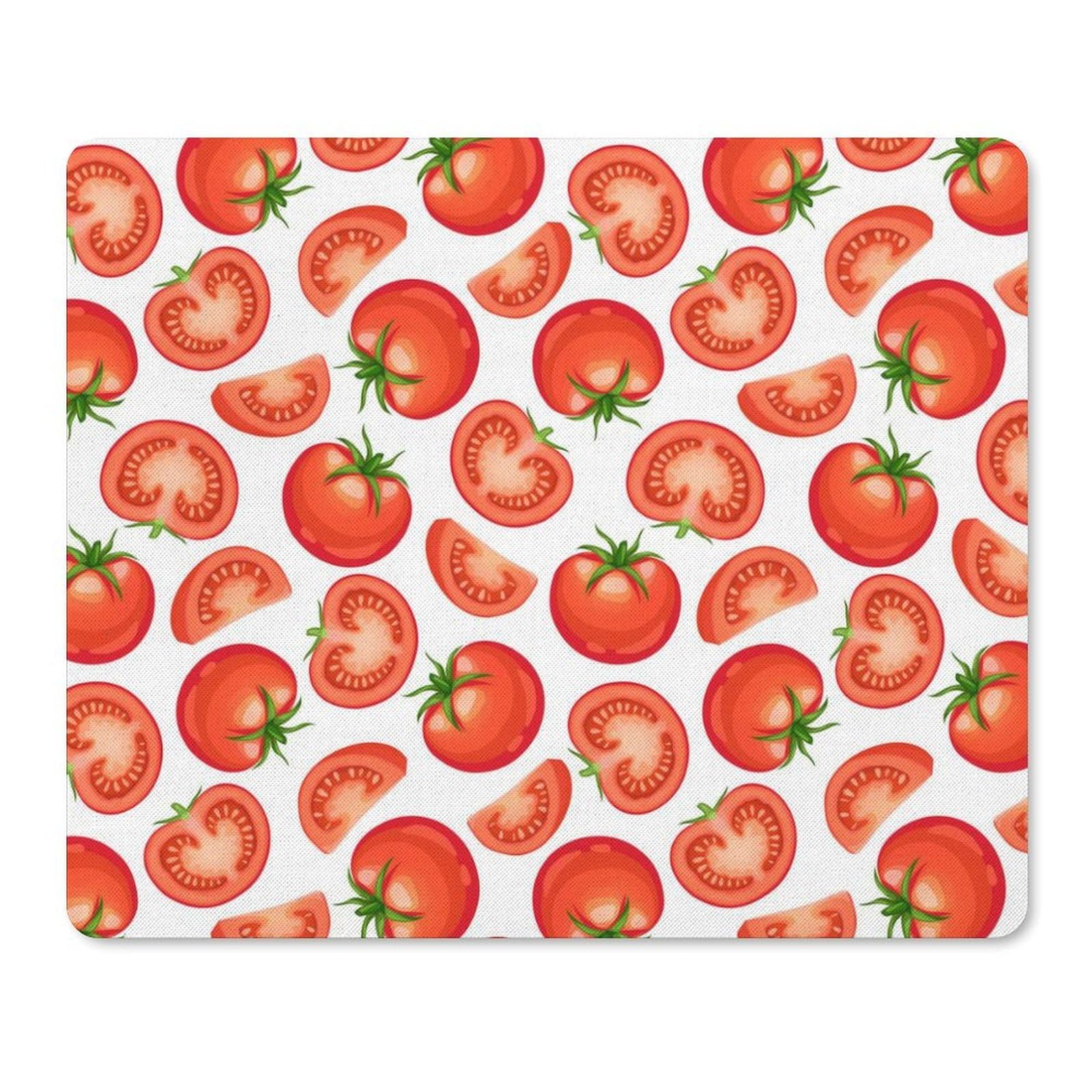 Premium Non-Slip Waterproof Gaming Mouse Pad - Durable Tomato Design for PC & Laptop - 18x22cm Large Size for Home Office & Esports - Perfect for Work, Gaming & Computer Use