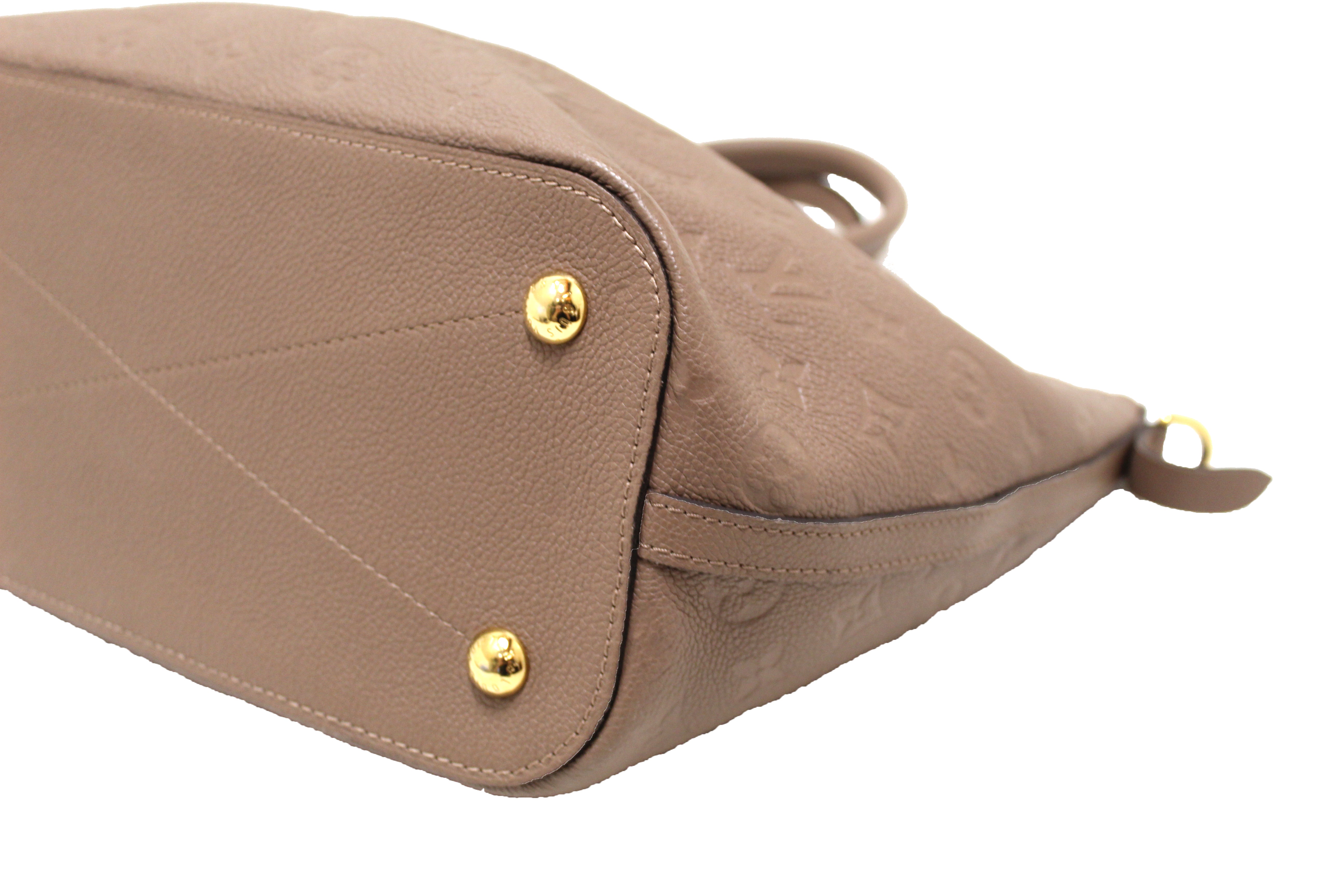Authentic Louis Vuitton Monogram Empreinte Leather Mazarine MM Bag in Gray - Luxury Designer Handbag for Women, Perfect for Work, Travel & Everyday Use