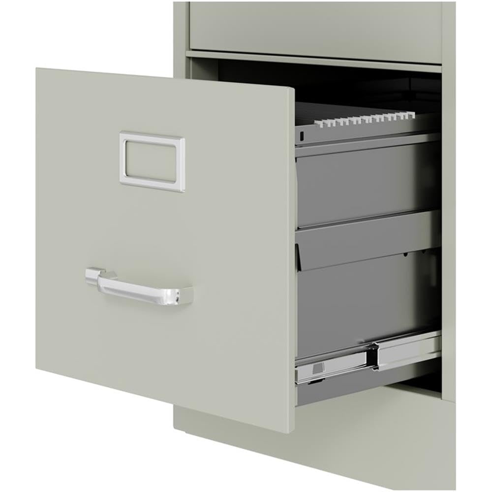 Hirsh 17547 Letter Size File Cabinet - Light Gray Office Storage for Documents & Folders - Perfect for Home, Office & School Organization
