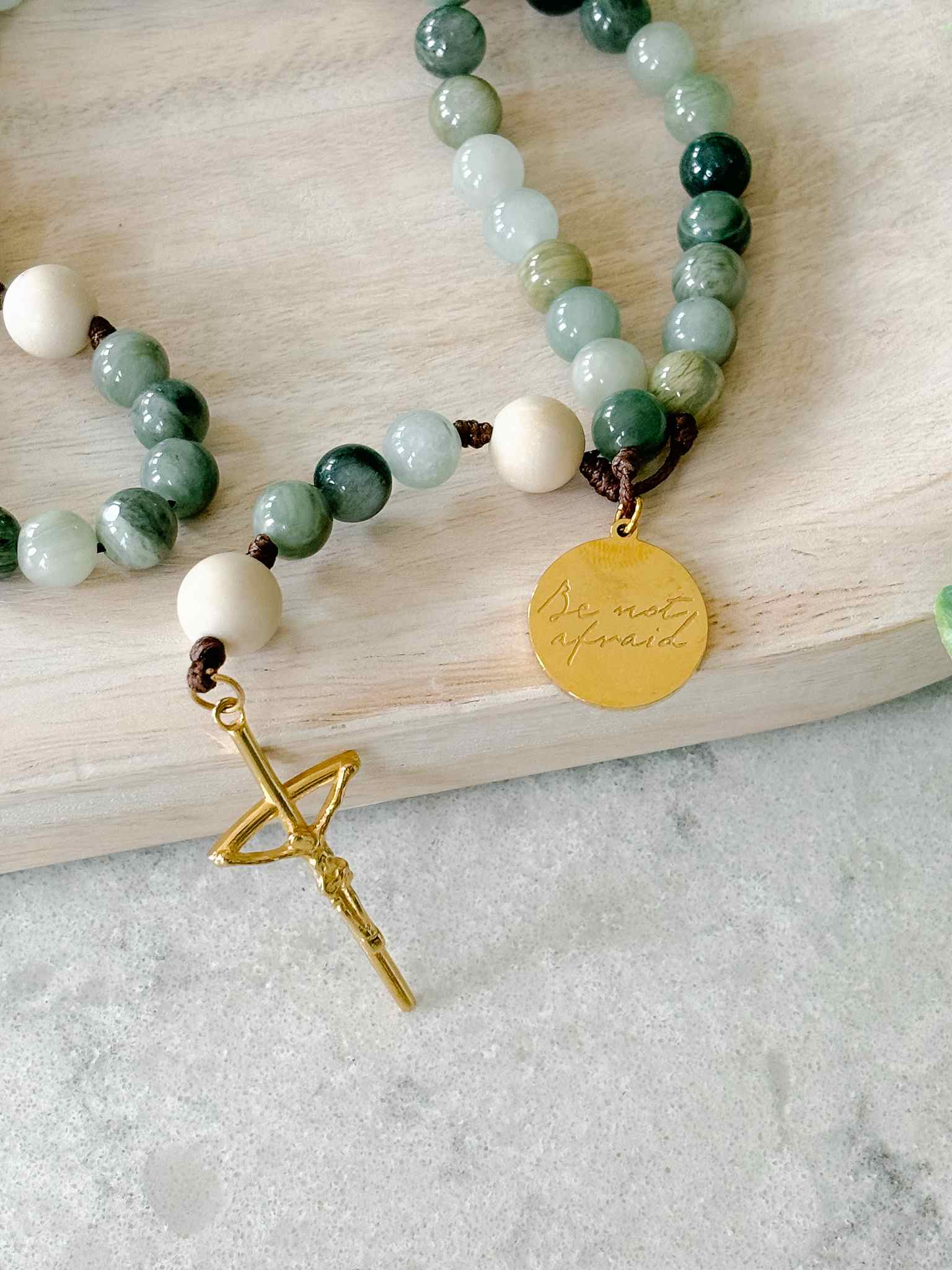 Be Not Afraid Rosary - Beautiful Catholic Prayer Beads for Devotion, Comfort & Spiritual Protection | Perfect for Daily Prayer, Meditation & Gift Giving