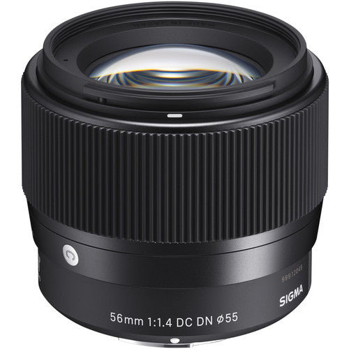 Sigma 56mm f/1.4 DC DN Contemporary Lens for Sony E Mount - Fast Prime Portrait Lens for APS-C Mirrorless Cameras | Perfect for Low Light Photography, Street & Travel Shooting