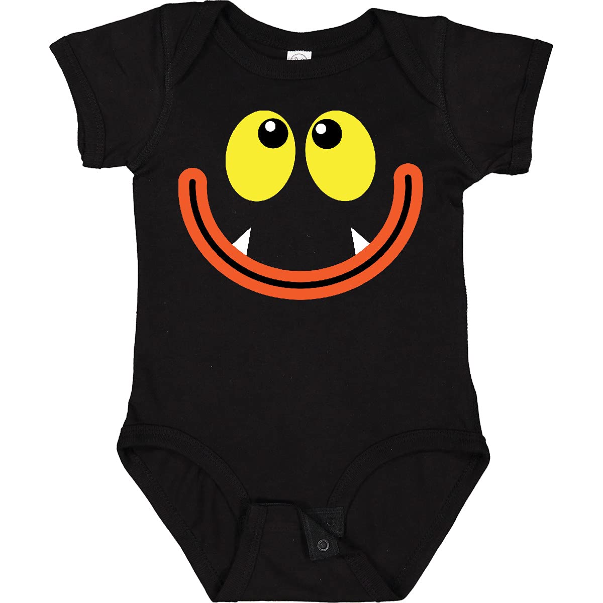 Inktastic Monster Face Baby Bodysuit - Cute & Soft Cotton Onesie for Newborns & Infants - Perfect for Playtime, Photo Shoots & Everyday Wear