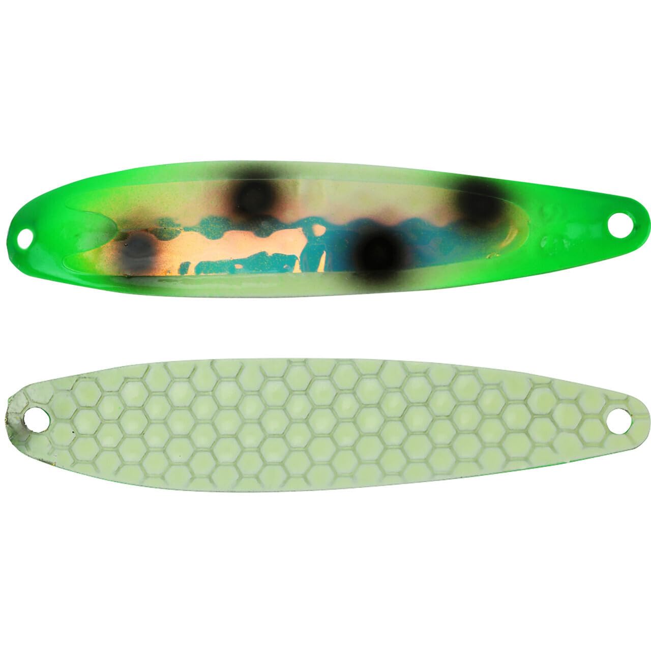 Dreamweaver Lures Super Slim Hellfire Double UV Glow Fishing Lures - Premium Bait for Bass, Walleye & Trout - Ideal for Night Fishing & Deep Water Angling