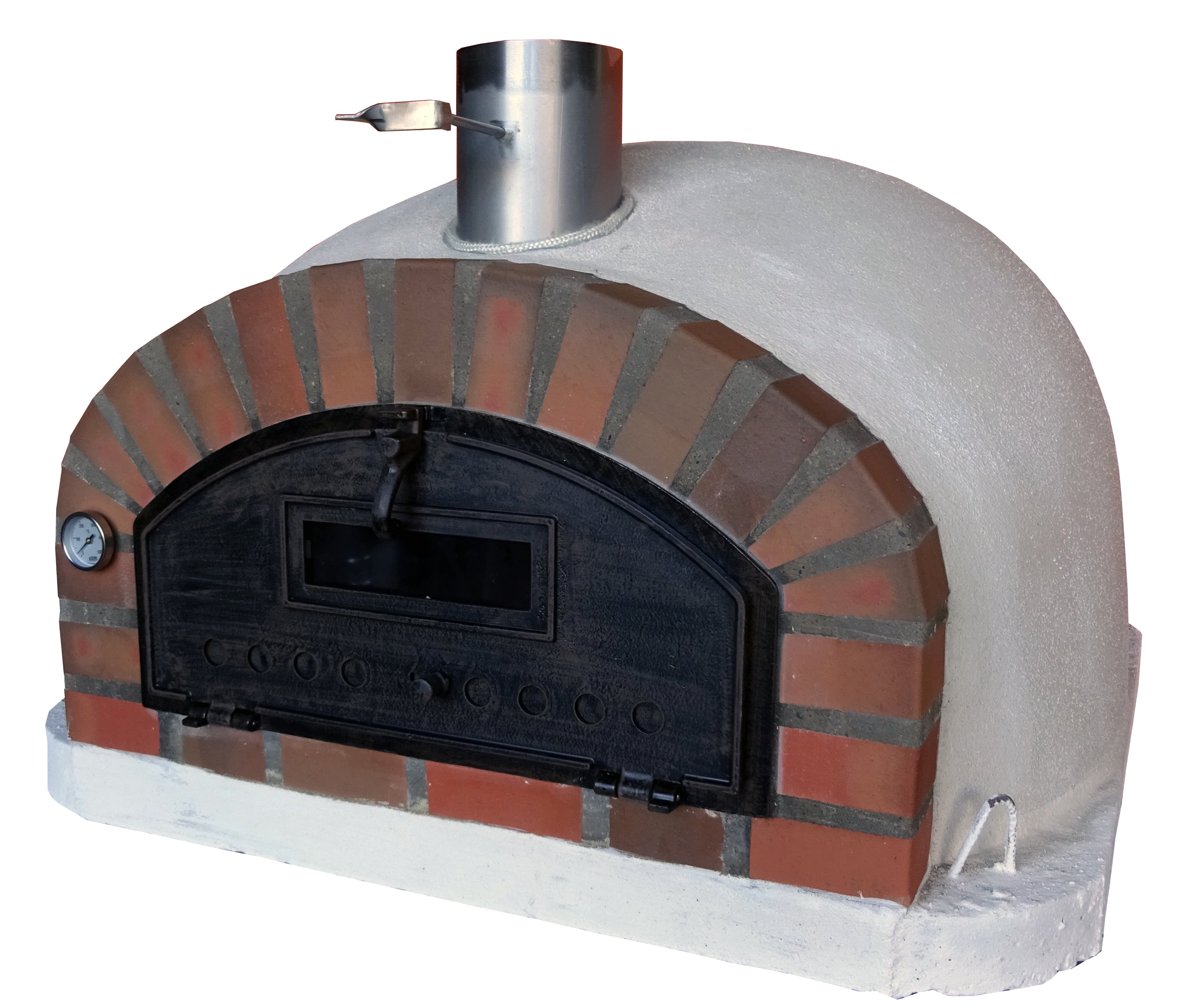 Premium Rustic Arch Pizzaioli Hybrid Pizza Oven - Outdoor Wood & Gas Pizza Maker for Backyard, Patio, and Garden Cooking | Perfect for Italian Pizza, Bread, and Roasting