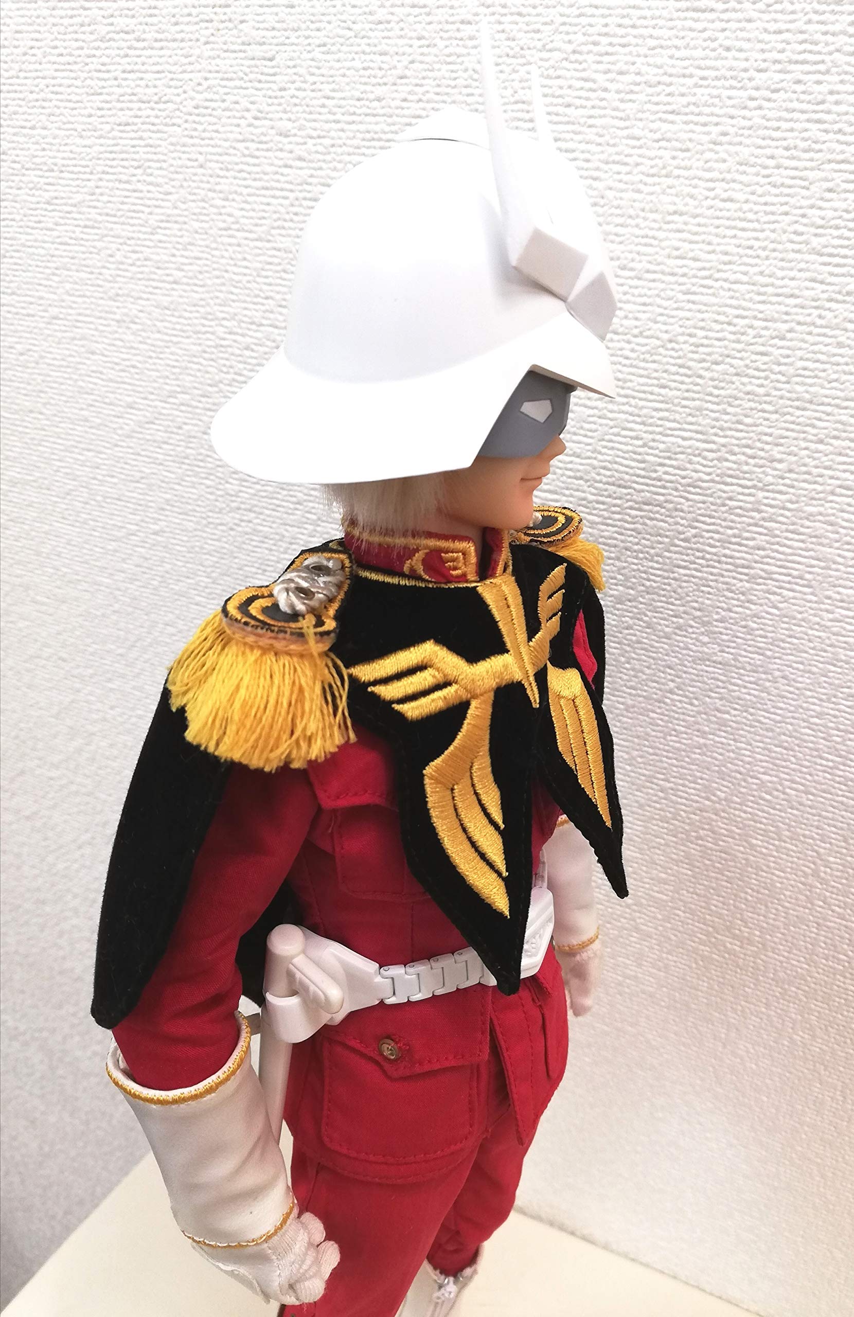 Char Aznable Military Uniform Ver. Action Figure - High-Quality Collectible Model for Gundam Fans | Perfect for Display, Cosplay, and Anime Enthusiasts