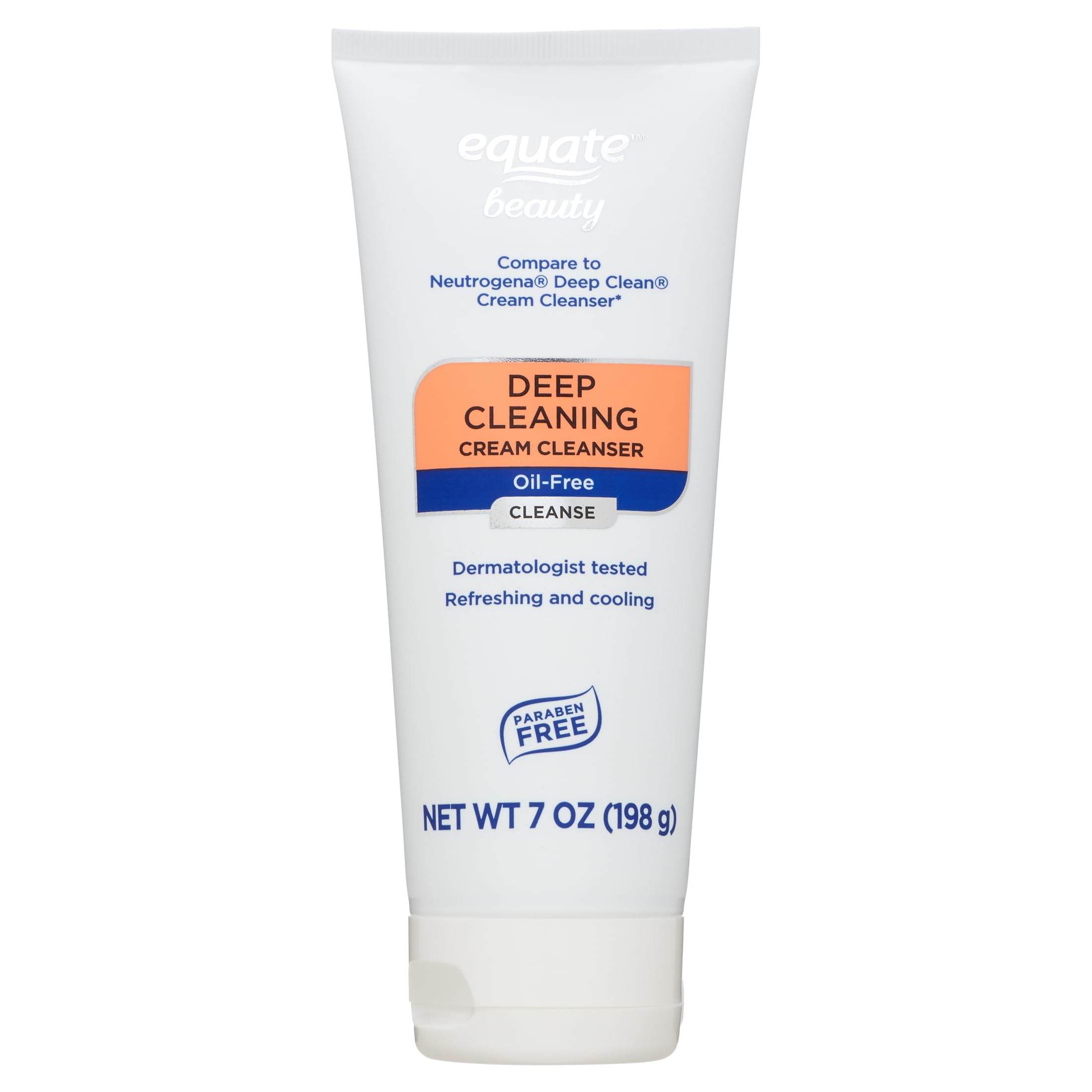 Maker Explorador Equate Deep Cleaning Cream Cleanser - 7 oz Facial Cleanser with Gift Card | Gentle Exfoliating Face Wash for Acne, Blackheads & Oily Skin | Perfect for Daily Skincare Routine & Travel