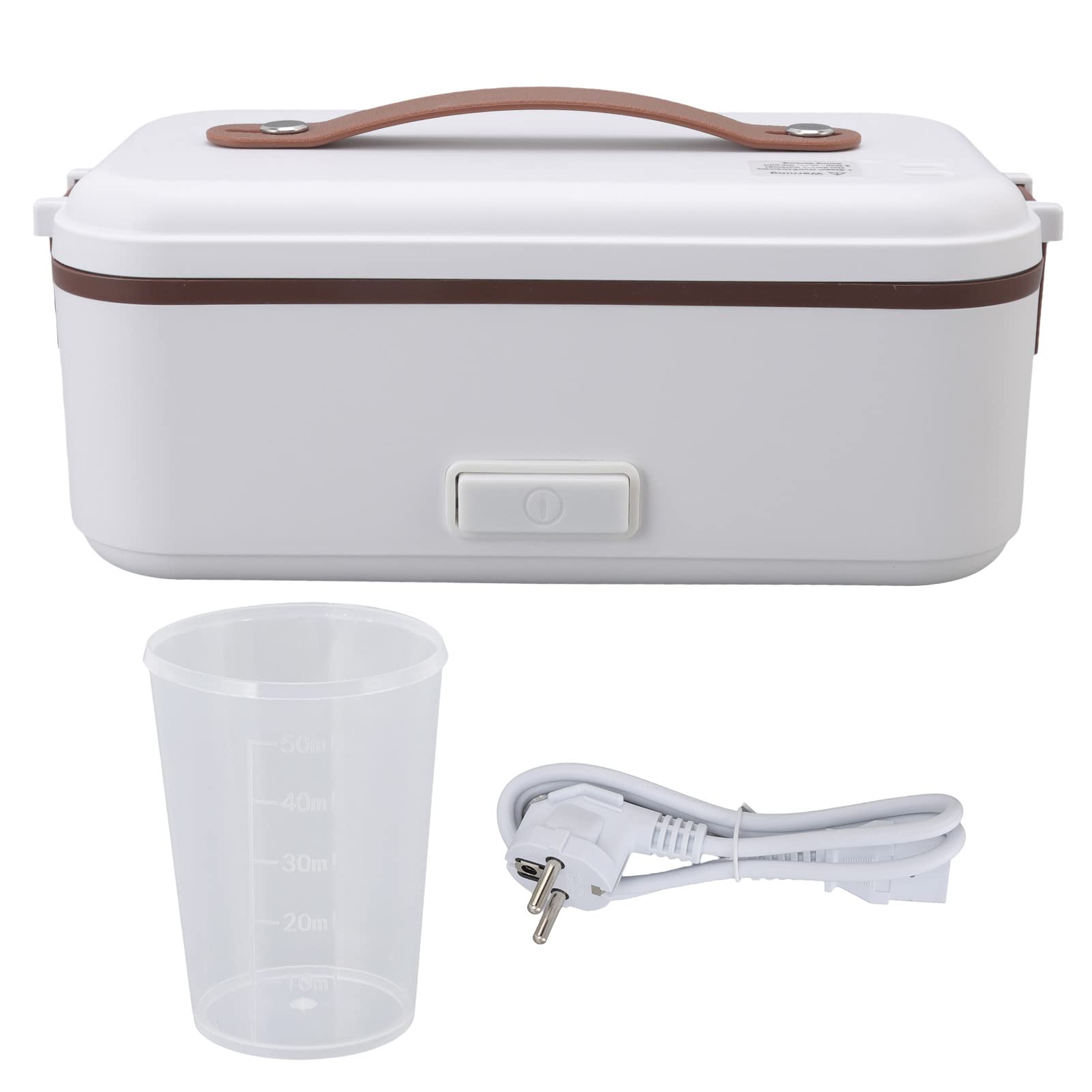Portable Electric Lunch Box - 0.4L Rapid Heating, Waterproof & Thermal Insulated Food Warmer for Office, School, Camping & Travel - Perfect for Meals On-The-Go (US Stock)