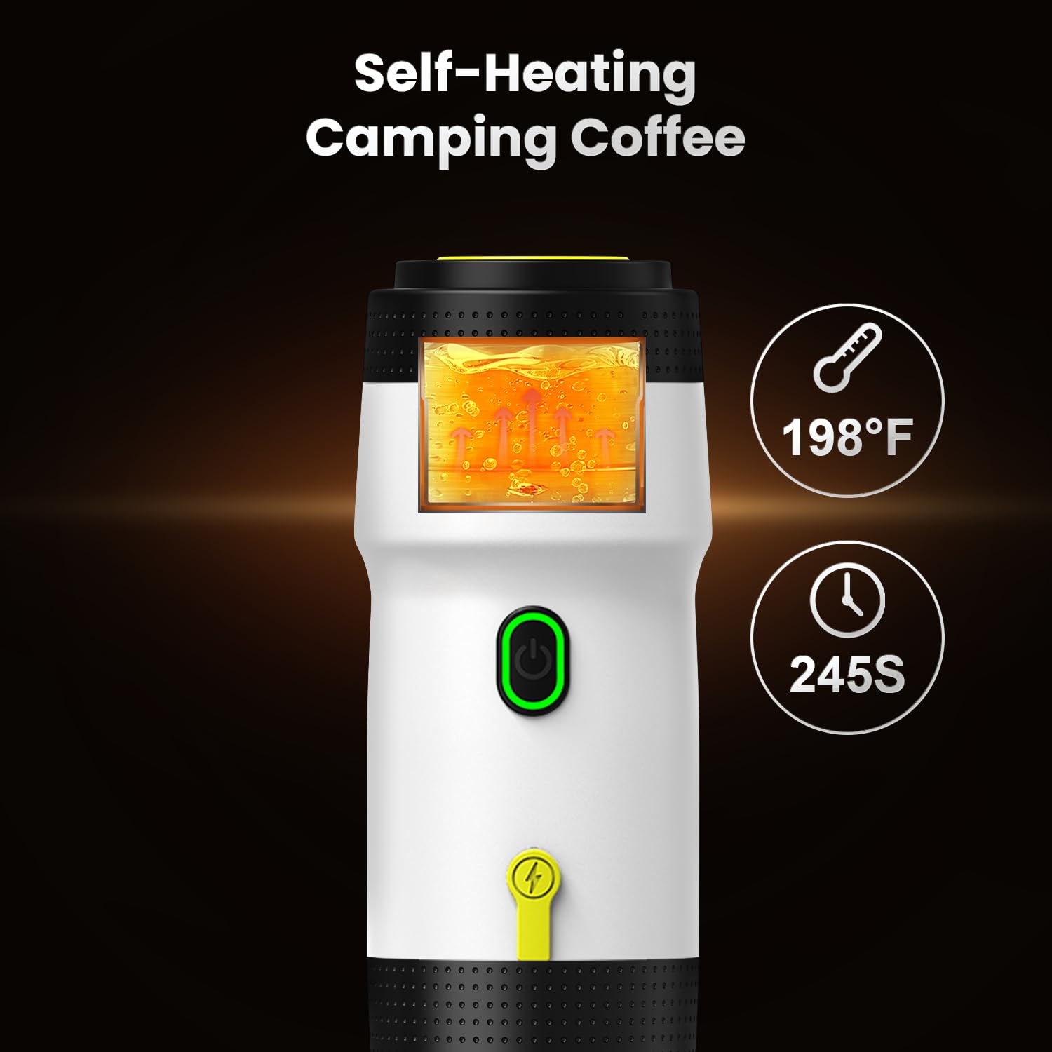 Portable Electric Espresso Maker - USB Rechargeable Travel Coffee Machine for Camping, Car & Office - 3-in-1 Coffee Maker Works with 8g Ground Coffee, Nespresso & Small Pods - Perfect for RV Trips, Hiking Adventures & Home Use