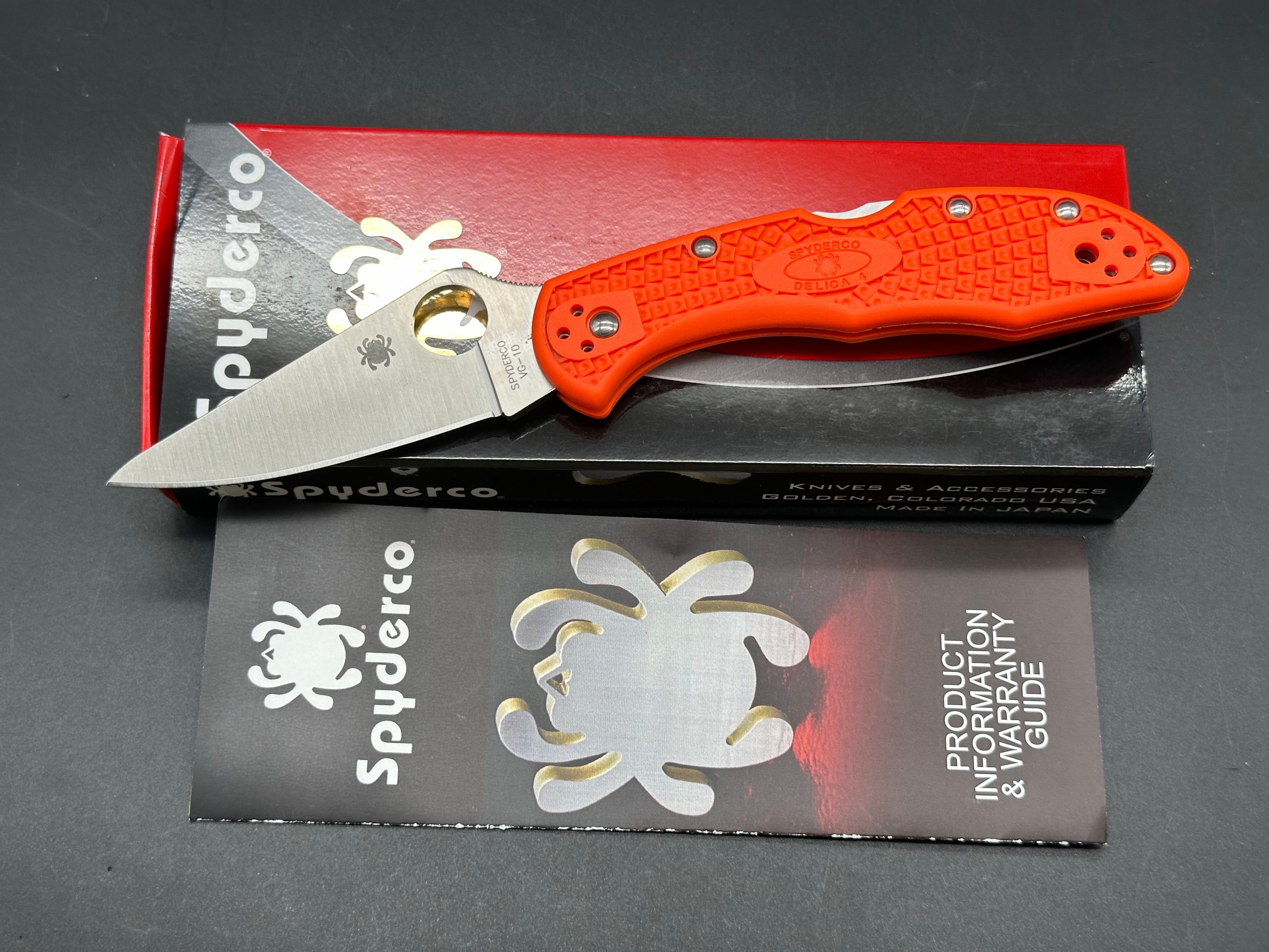 Spyderco Delica 4 Lightweight Folding Knife - 2.89