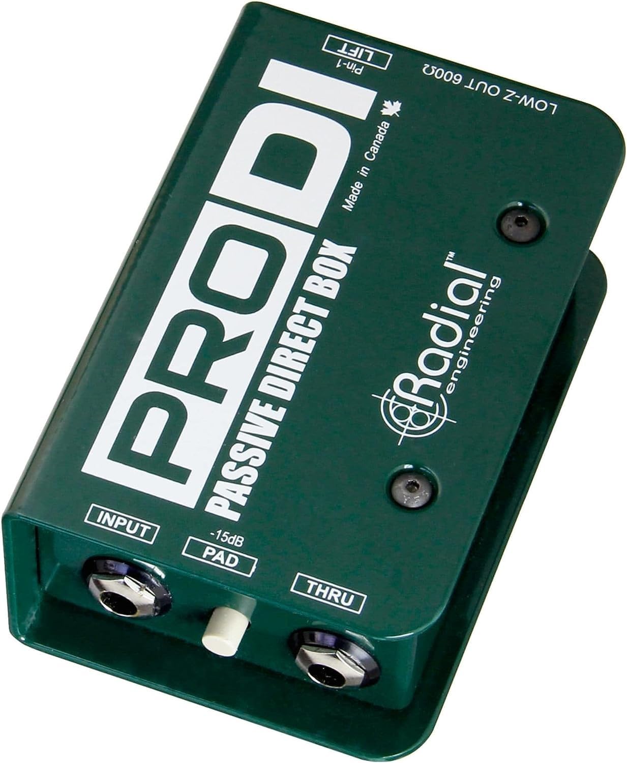 Radial Pro DI Passive Direct Box - Professional Audio Interface for Guitar, Bass & Keyboards | Perfect for Live Performances & Studio Recording