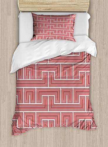 Dark Pink and White