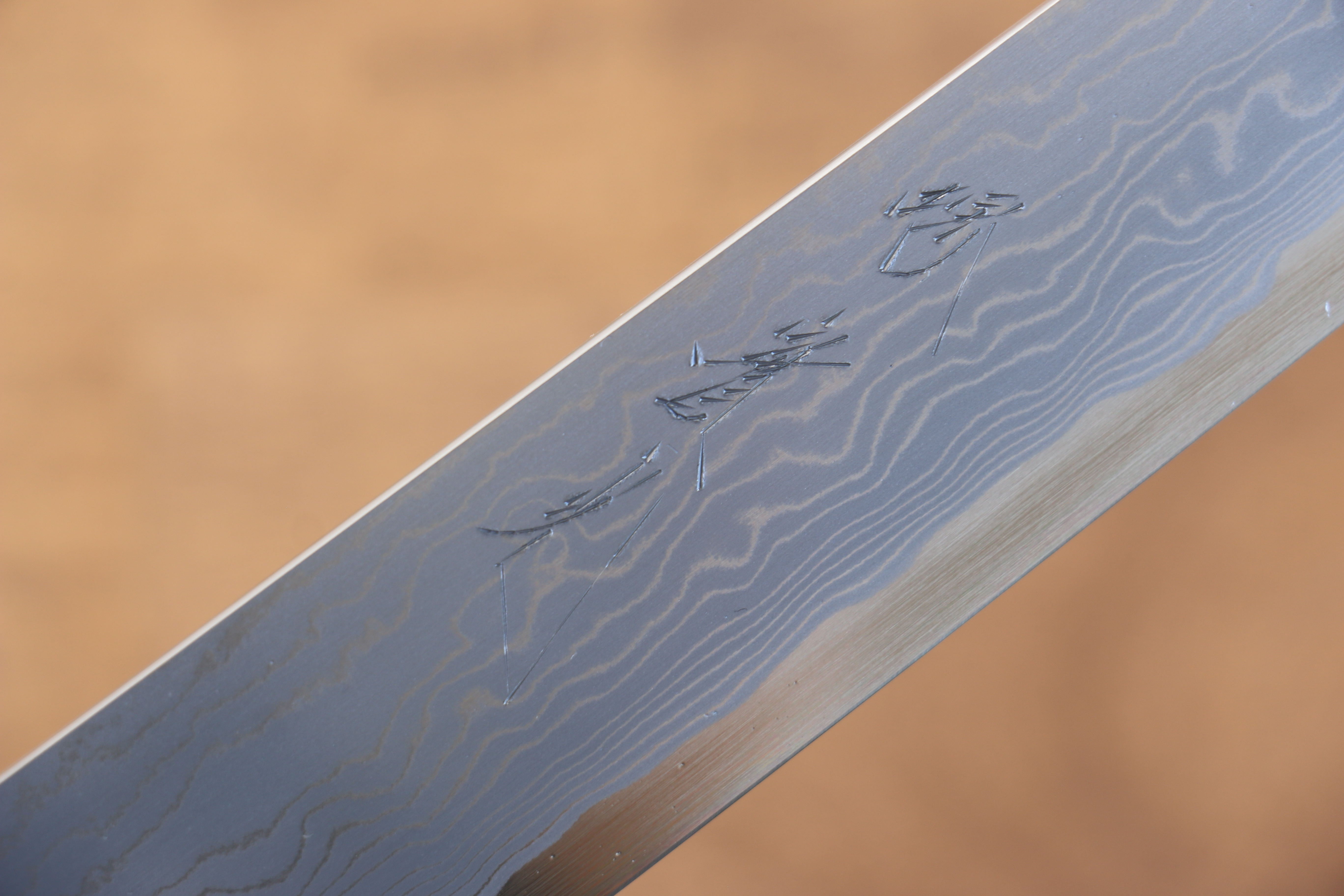 Premium Jikko Blue Steel Damascus Kiritsuke Sujihiki Knife 270mm - Handcrafted Japanese Chef Knife with Ebony Wood Handle & Double Ring Design - Perfect for Sushi, Sashimi & Meat Slicing