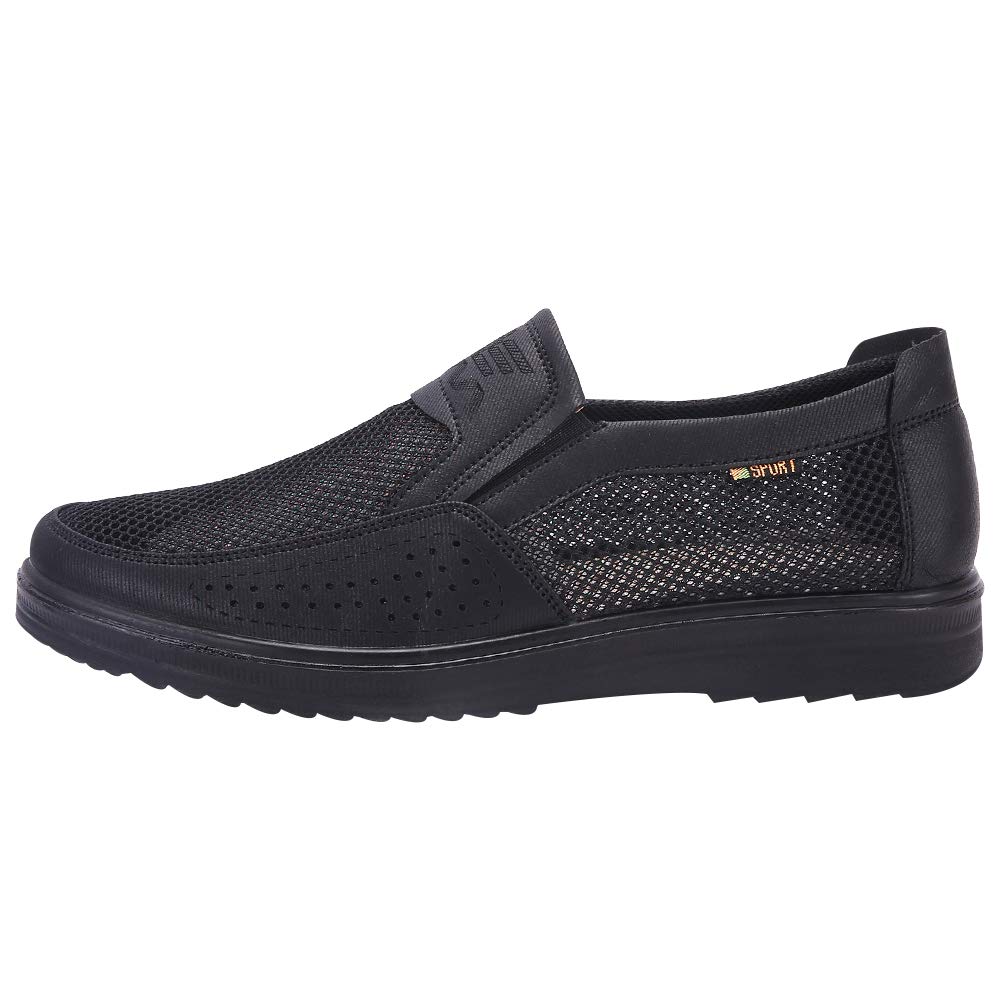 ANUFER Men's Breathable Mesh Loafers - Lightweight Summer Driving Shoes & Casual Sneakers for Walking, Travel & Outdoor Activities