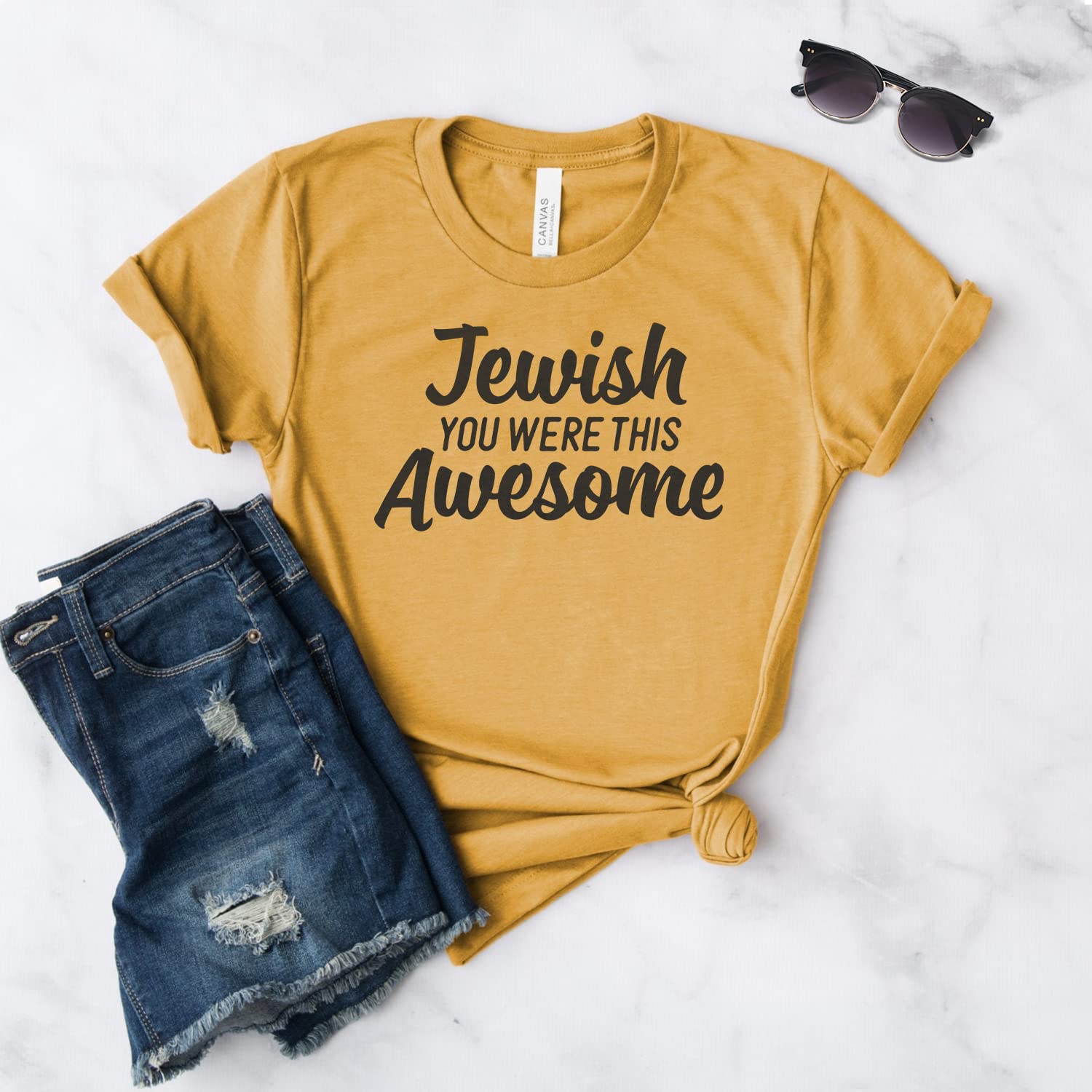 Funny Jewish Holiday T-Shirt - Hanukkah & Chanukah Gift Tee - Soft Unisex Cotton Shirt for Men & Women - Perfect for Hanukkah Parties, Family Gatherings & Jewish Celebrations