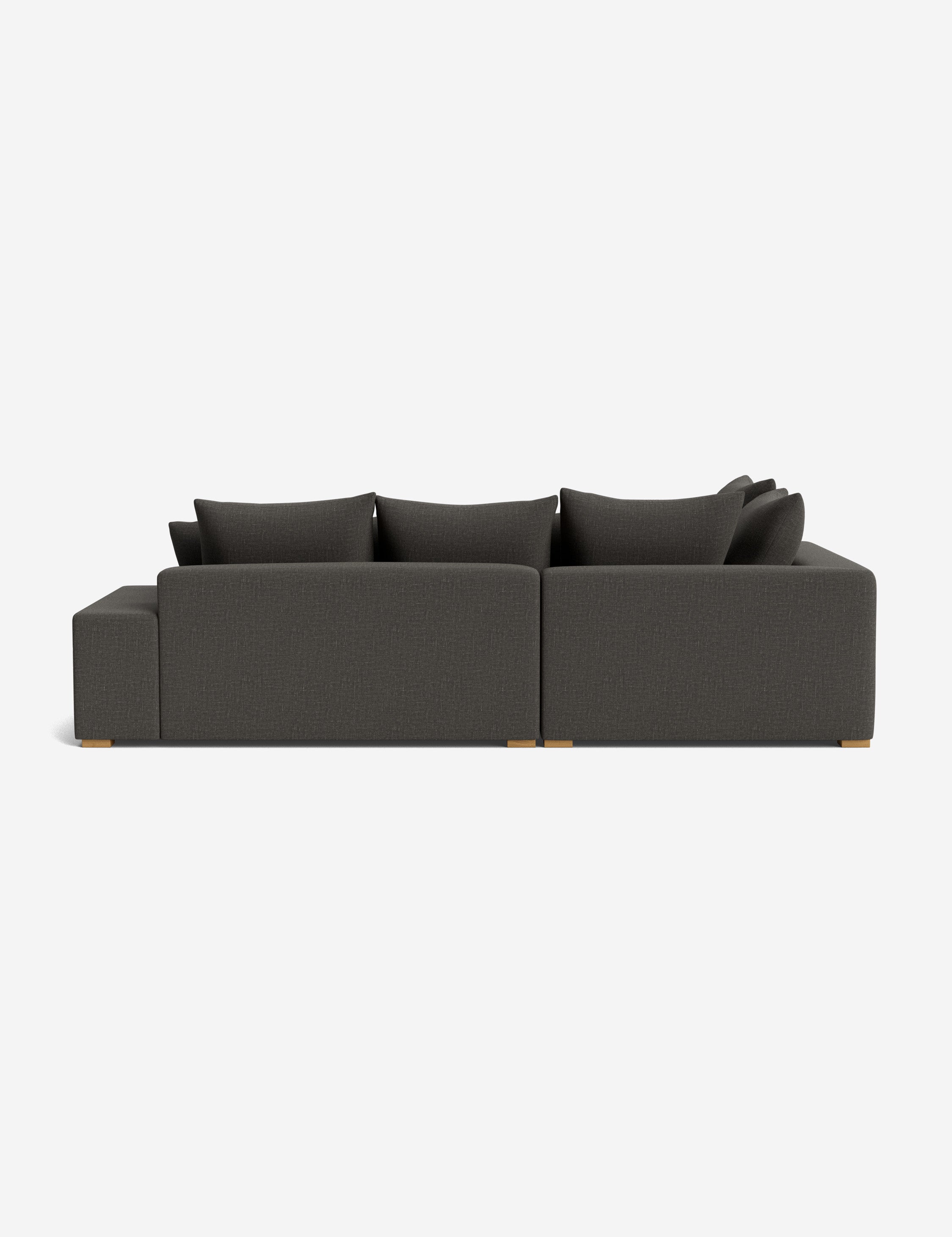 Stylish Clayton Sectional Sofa - Modern L-Shaped Couch for Living Room, Home Theater & Lounge Areas | Comfortable Fabric Upholstery & Spacious Seating