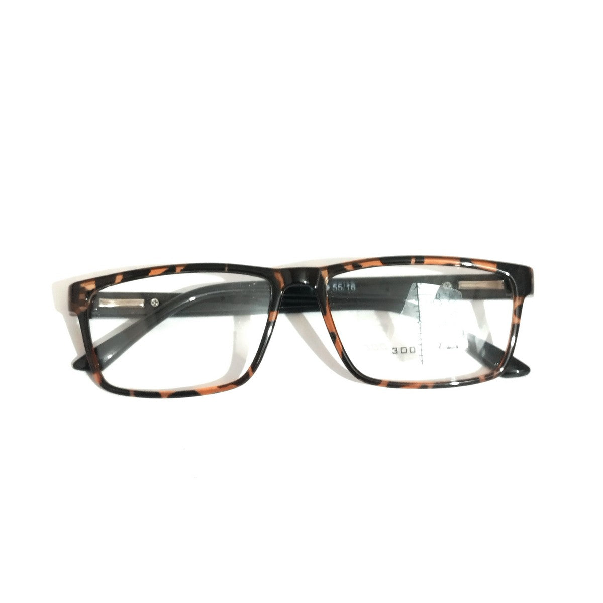 Tortoiseshell Classic Rectangular Progressive Multifocal Eyeglasses for Reading & Computer Use - Stylish Prescription Glasses for Men & Women
