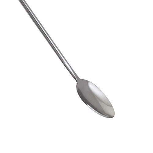 Premium 12-Inch Stainless Steel Bar Spoon with Long Handle & Oval Head - Perfect for Mixing Cocktails, Coffee, and Desserts | Bartender Essential Tool for Home & Professional Use