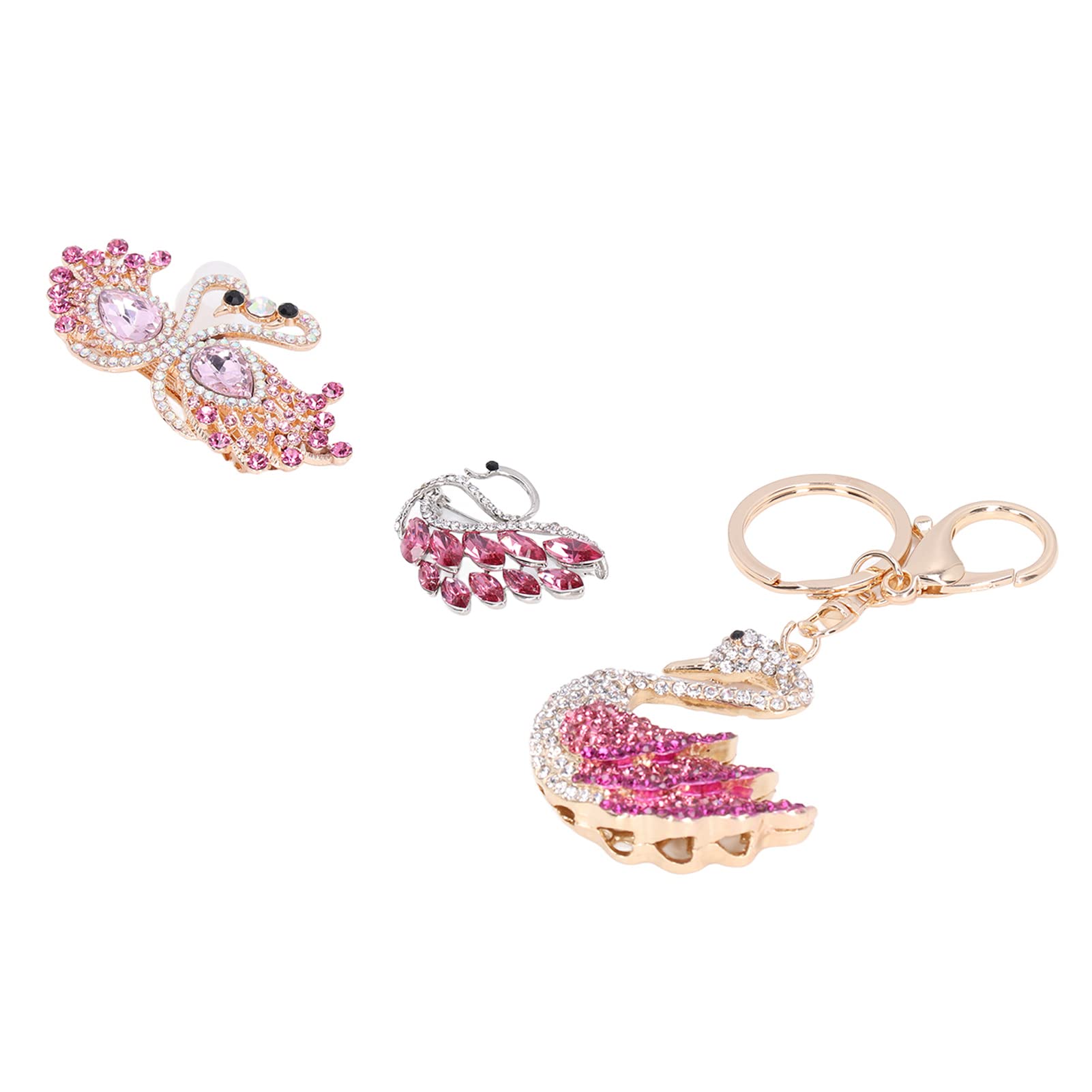 Premium Swan Keychain Rings - Elegant & Durable Alloy Keychains for Women & Men | Perfect for Office, Home, Parties & Gifts