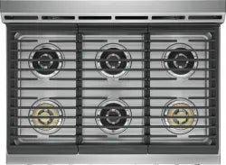 Electrolux ECFG3668AS 36-Inch Dual Fuel Freestanding Range - Professional Gas Cooktop & Electric Oven for Home Kitchen Cooking, Baking & Entertaining