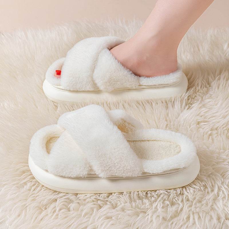 CozyTwist: Ultra Soft Criss Cross Cloud Slippers for Women - Comfortable House Shoes for Relaxing at Home, Lounging & Yoga