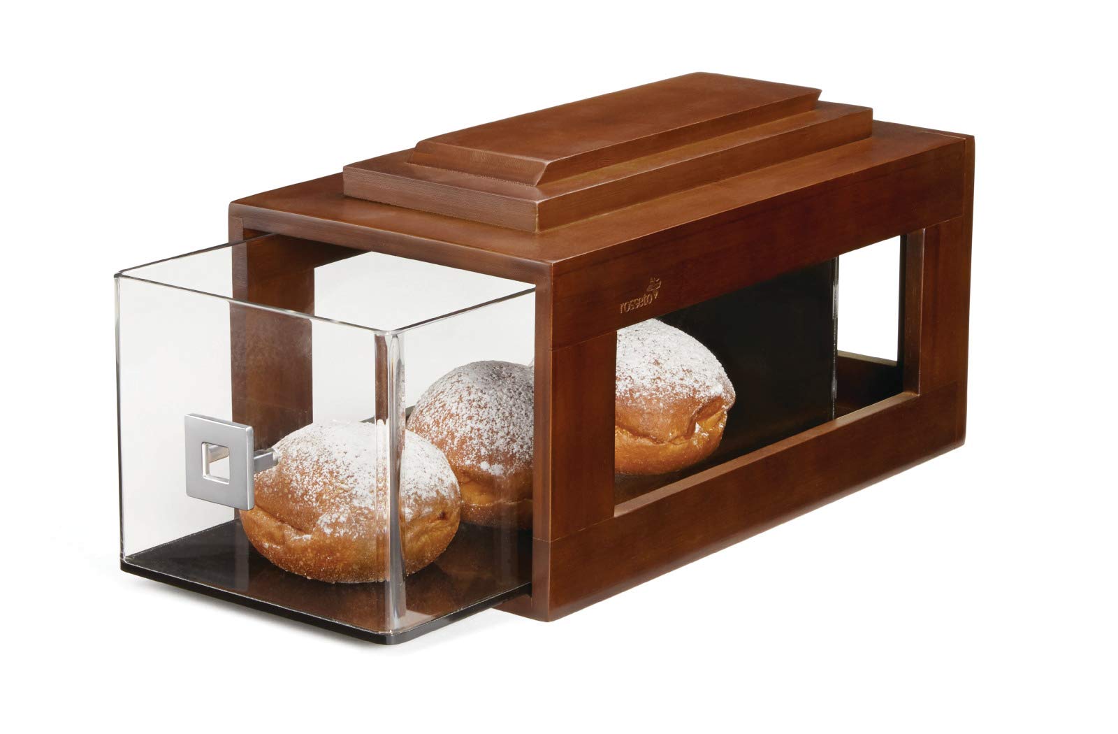 Natura™ BD149 Nite Bakery Box - Eco-Friendly Dark Bamboo Takeout Container for Restaurants, Cafes & Catering | Perfect for Bakery Goods, Desserts & Food Storage
