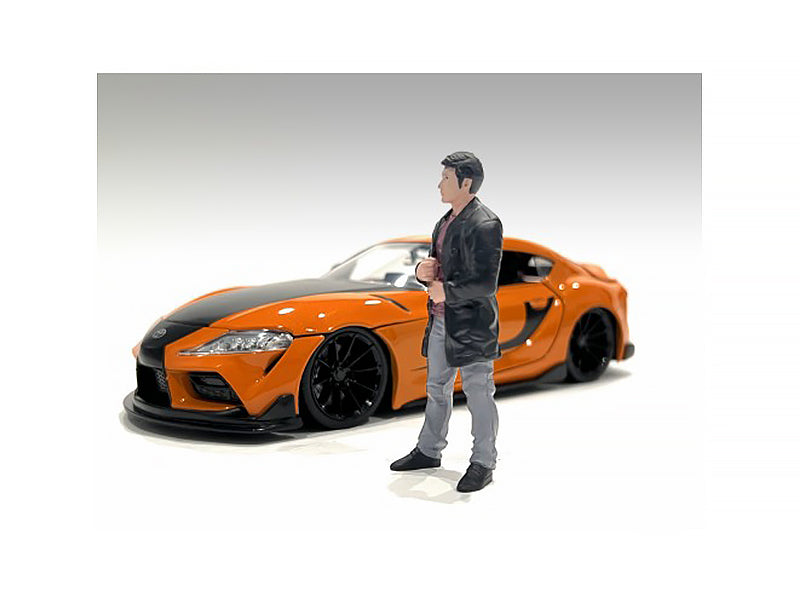 1/18 Scale Model Car Meet 3 Figure Set - Realistic Miniature Figures for Diecast Car Displays by American Diorama - Perfect for Dioramas, Car Shows & Collectors