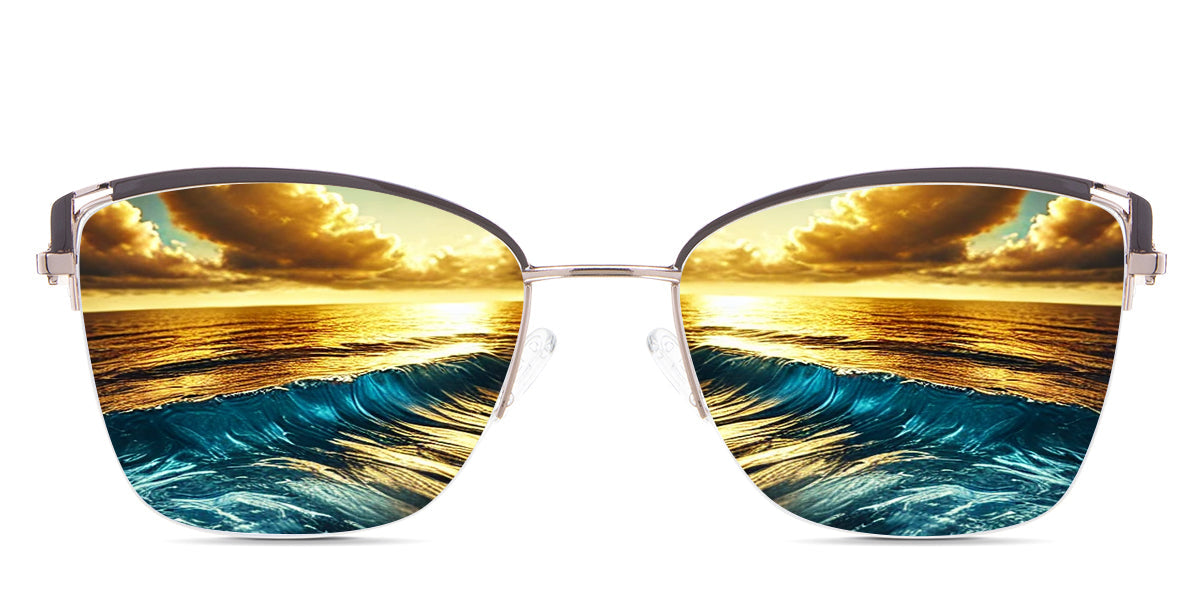 Phoebe Women's Prescription Polarized Sunglasses - UV Protection, Fashionable & Comfortable for Driving, Outdoor Activities & Daily Wear