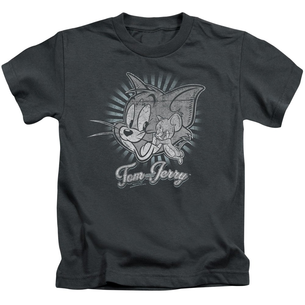 Tom and Jerry Classic Pals Unisex Kids T-Shirt - Cartoon Graphic Tee for Boys & Girls - Perfect for School, Playdates & Family Outings