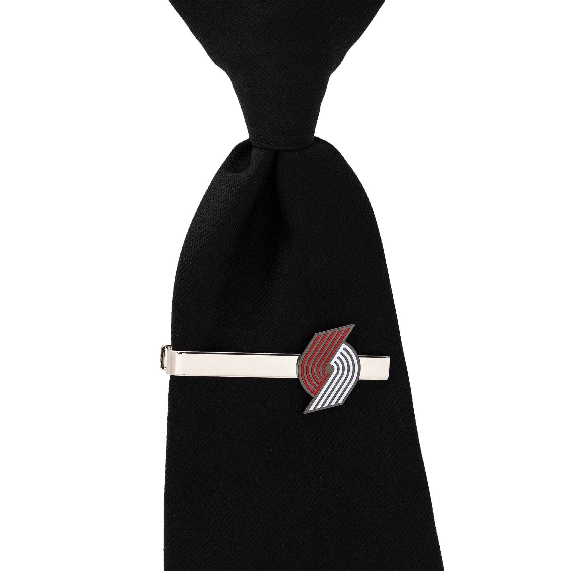 Portland Trail Blazers NBA Tie Bar - Desert Cactus Design Basketball Tie Clip for Men | Perfect for Office, Business Meetings & Formal Events
