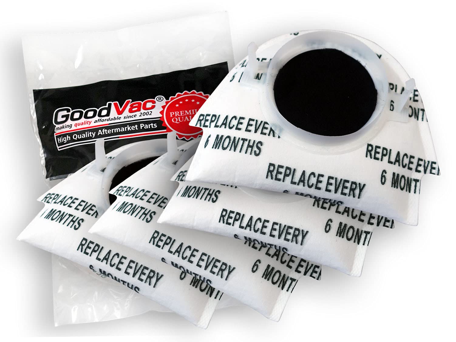 GOODVAC Replacement HEPA Filter with Activated Carbon for Tristar Vacuum Cleaner 70306, A101, EXL, MG Series - 4 Pack | Odor Elimination & Allergen Reduction for Pet Hair, Dust & Pollen