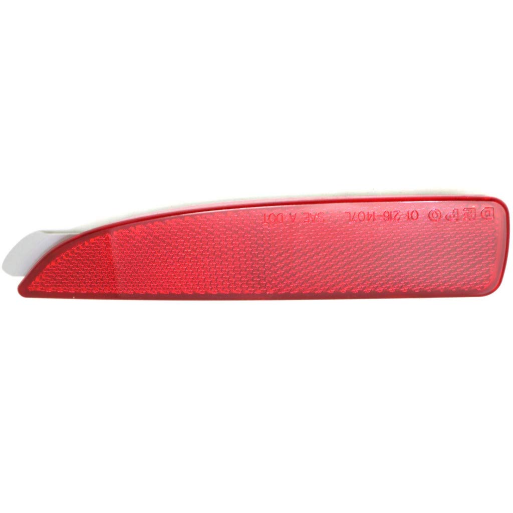 2009-2016 Mazda 3 Sport Driver Side Rear Outer Bumper Reflector Replacement - Compatible with MA1184101, 615343175485, D350515M0C | Perfect for Nighttime Safety & Vehicle Customization