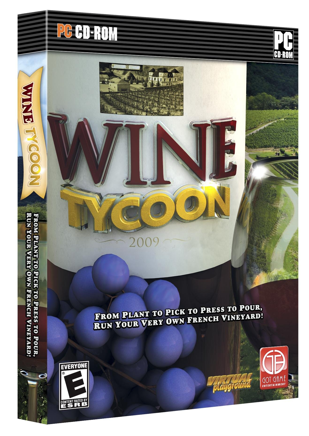 Wine Tycoon - Business Simulation Game for PC | Build & Manage Your Virtual Winery Empire | Perfect for Strategy & Wine Enthusiasts