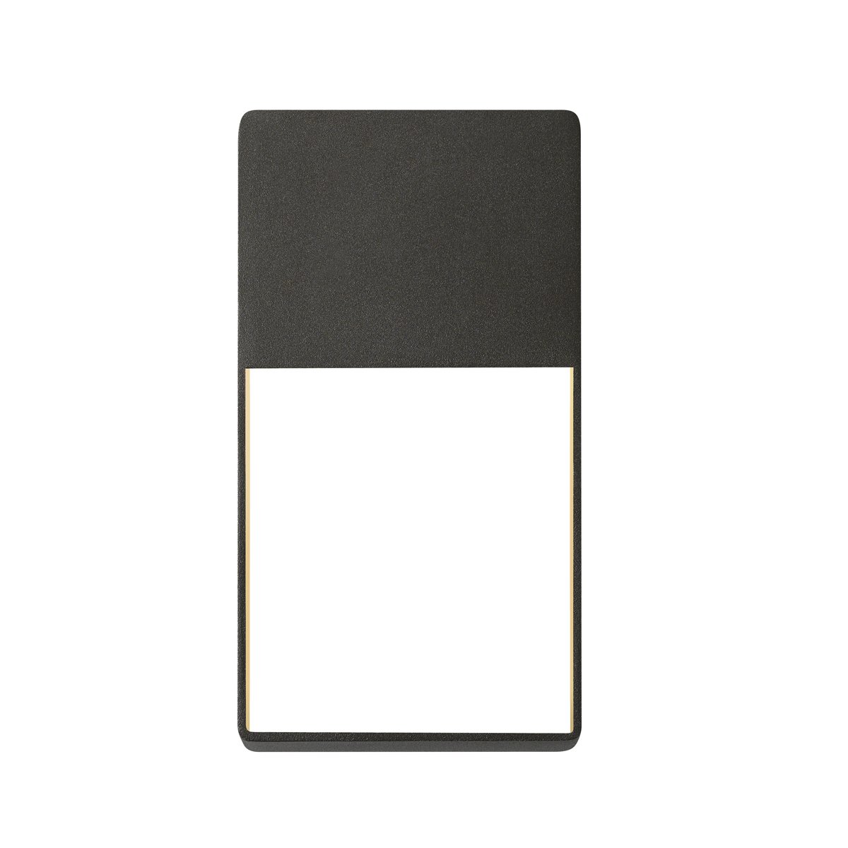 Inside-Out Light Frames - Modern LED Downlight Sconce with Textured Bronze Finish for Bedroom, Living Room & Hallway Lighting
