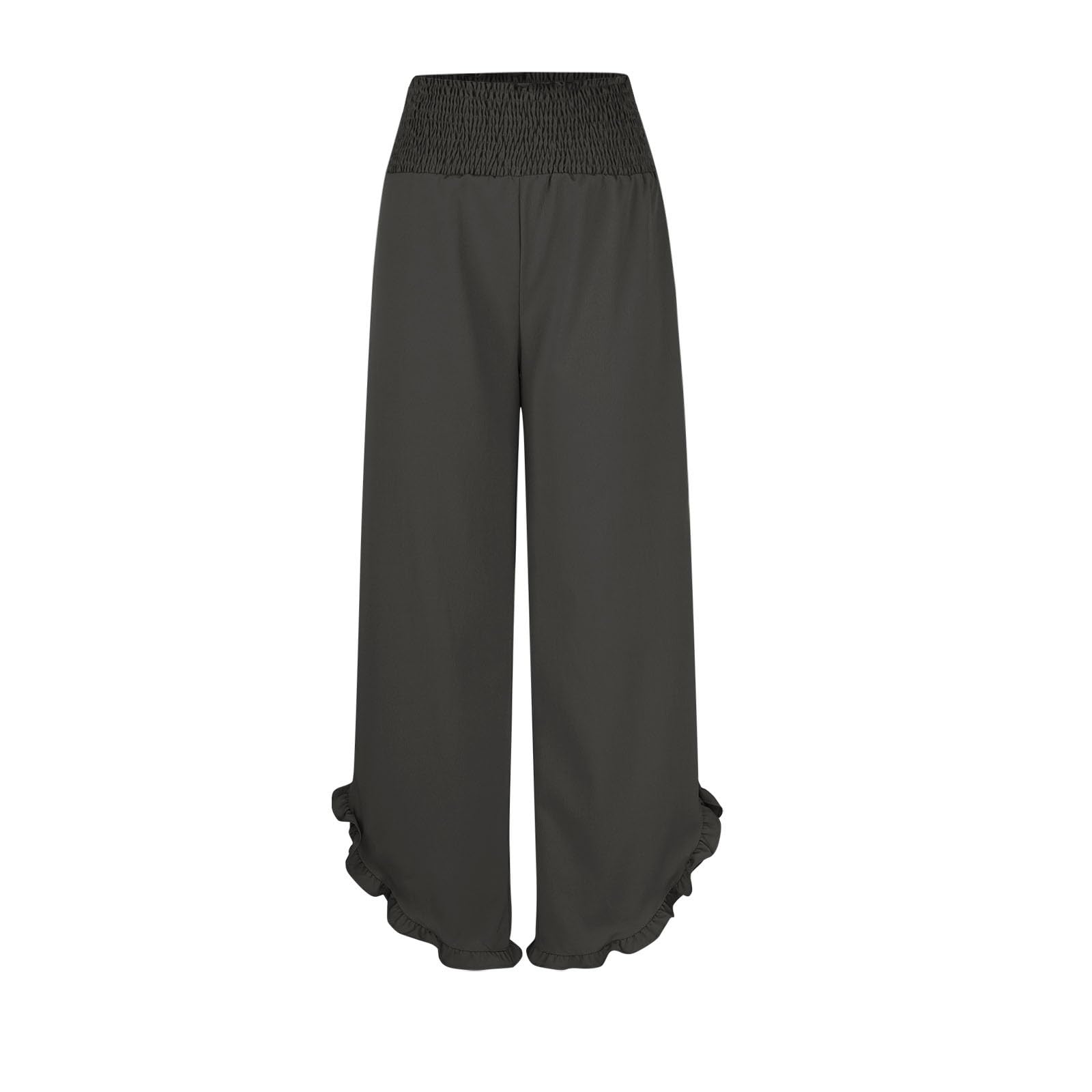 Fridja Women's Plus Size Summer Capris - Stretchy Comfort Pants for Casual Wear & Outdoor Activities | Amazon Prime Deals in Black
