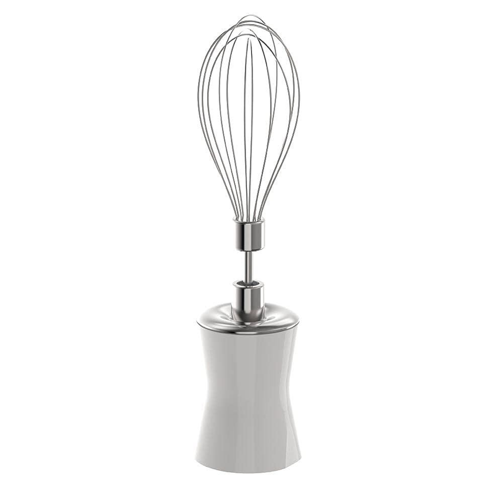 Oster 250W Turbo Hand Blender with Stainless Steel Shaft & Blades - Includes Whisk Attachment - Powerful Stick Mixer for Smoothies, Soups, Sauces & Baking - Ideal for Kitchen, Home Cooking & Meal Prep