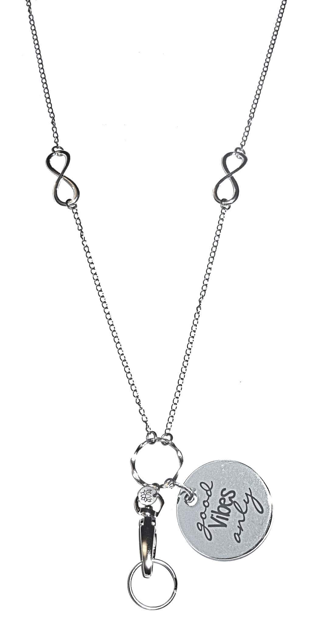 Personalized Stainless Steel Women's Lanyard for ID Badge & Keys - Durable Teacher Nurse Cruise Accessory - Strong Phone Holder for Work, Travel & Everyday Use