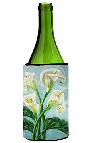 Judith Yates Arum Lily Wine Bottle Cooler - Insulated Can Cooler Hugger for Beer, Soda & Beverages - Perfect for Picnics, BBQs & Outdoor Parties