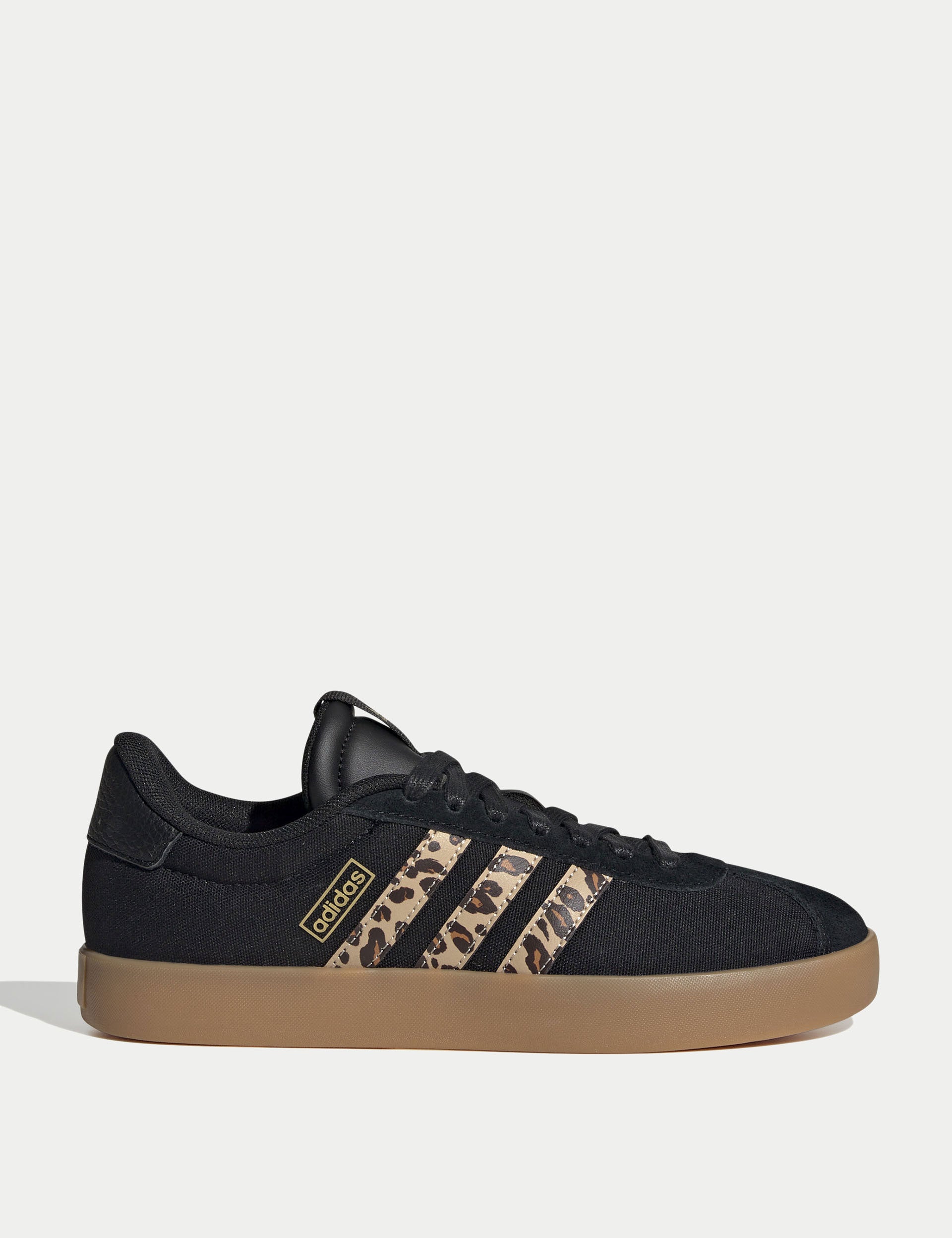 VL Court 3.0 Sneakers for Women & Men - Core Black/Shadow Brown/Matte Gold - Lightweight Comfortable Tennis Shoes for Running, Gym Workouts & Casual Wear