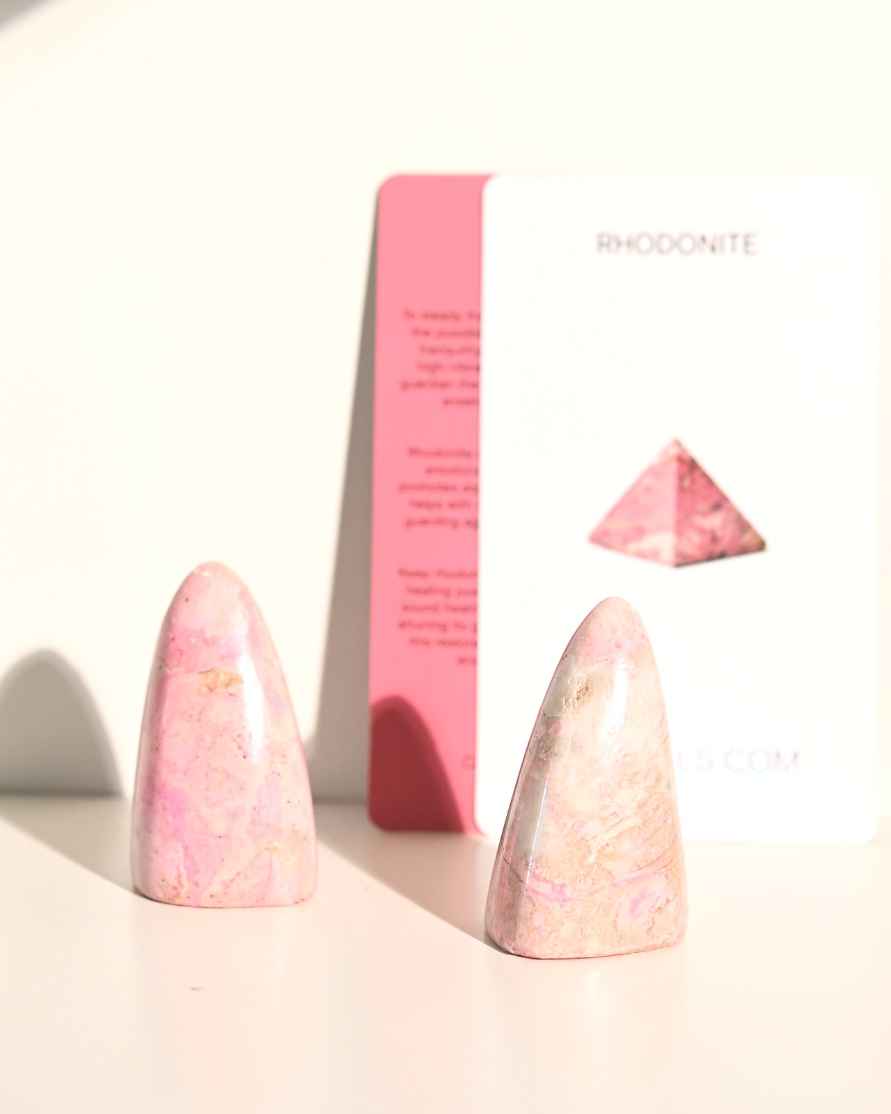 3 Inch Peruvian Rhodonite Crystal - Natural Healing Stone for Meditation, Reiki & Energy Balancing - Perfect for Home Decor, Jewelry Making & Spiritual Practices